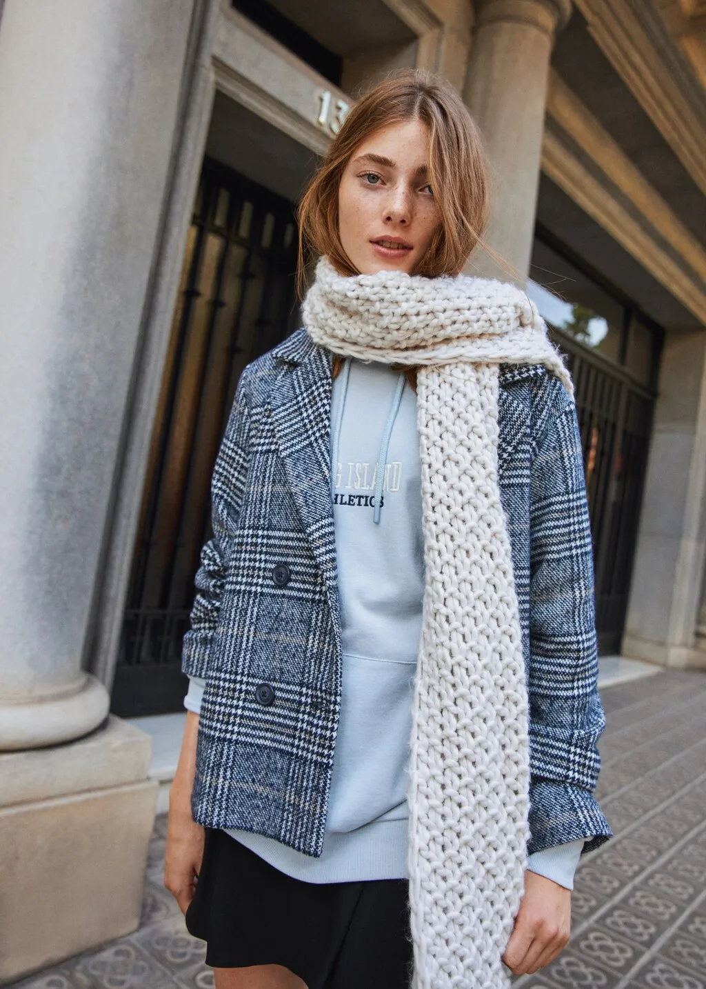 Cappotto strutturato quadri