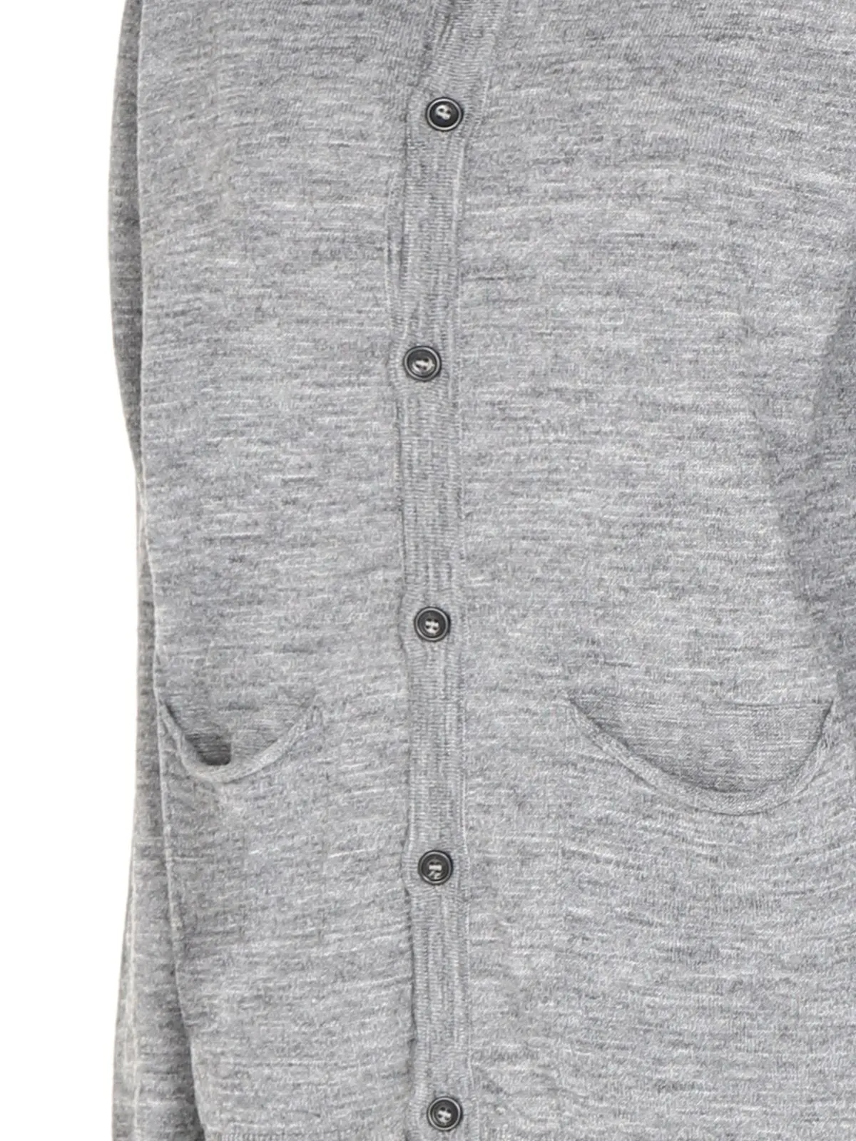 CARDIGAN GRIGIO IN MISTO LANA