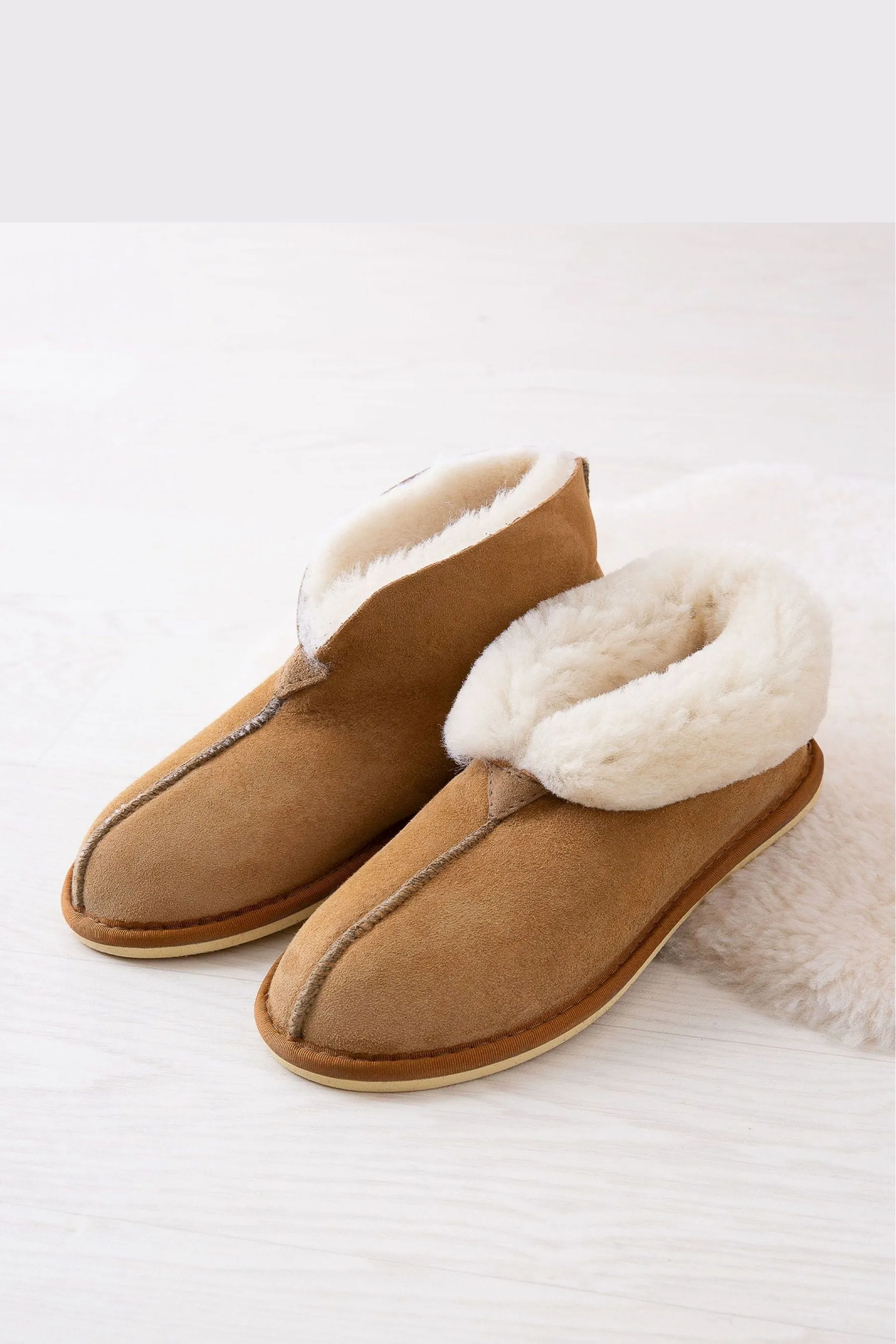 Celtic & Co. Ladies - Scarpe da ginnastica in montone Pantofole