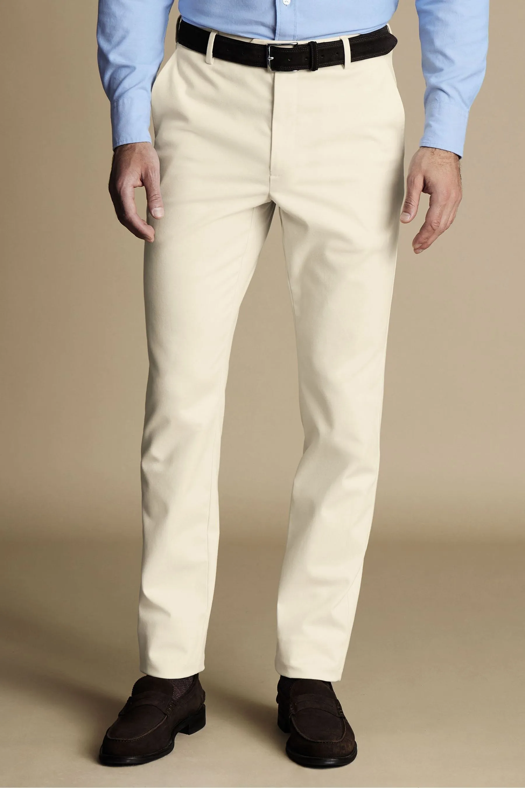 Charles Tyrwhitt - Classic Fit - Pantaloni chino no-stiro
