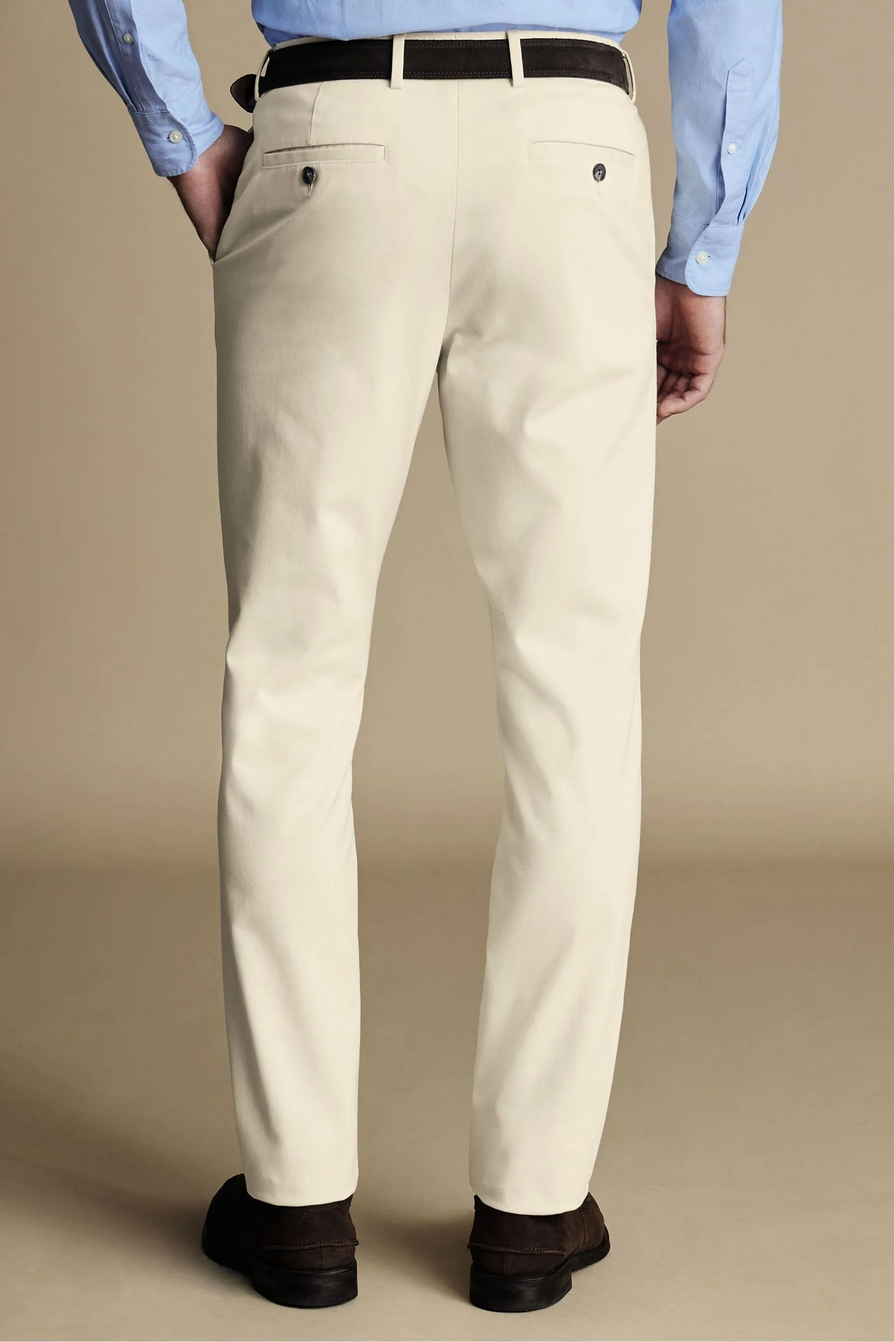 Charles Tyrwhitt - Classic Fit - Pantaloni chino no-stiro