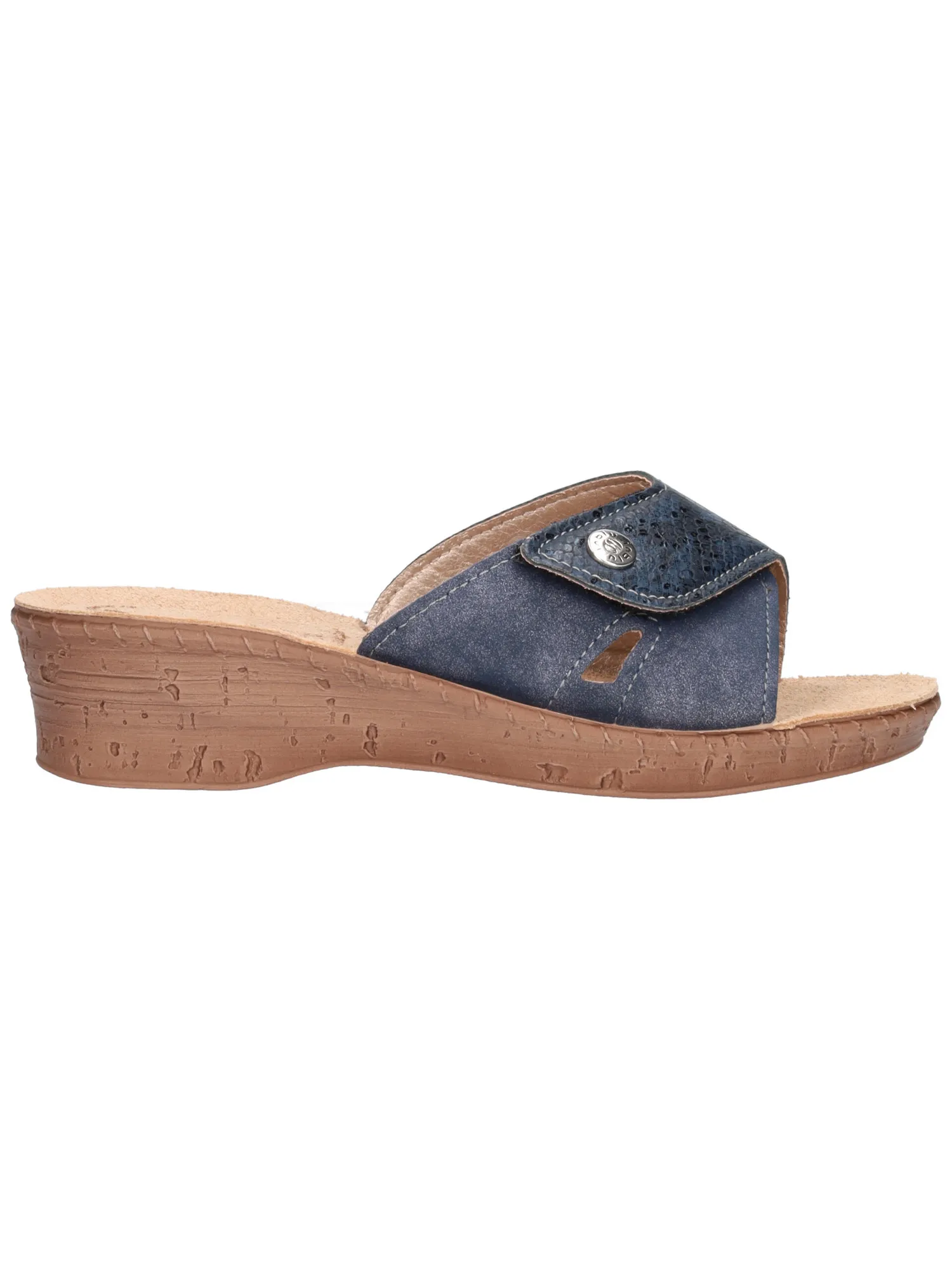 Ciabatta con zeppa Inblu da donna blu