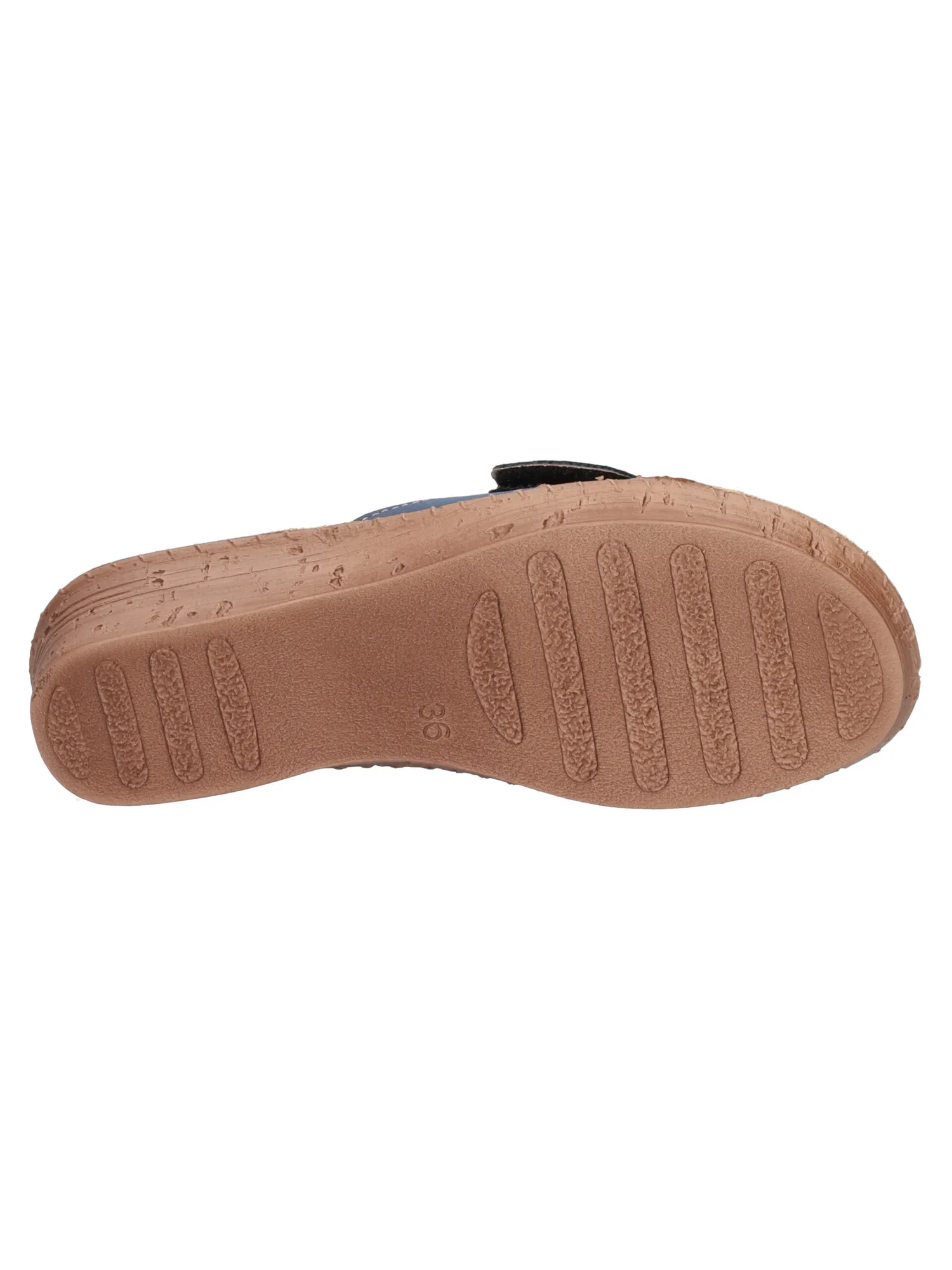Ciabatta con zeppa Inblu da donna blu