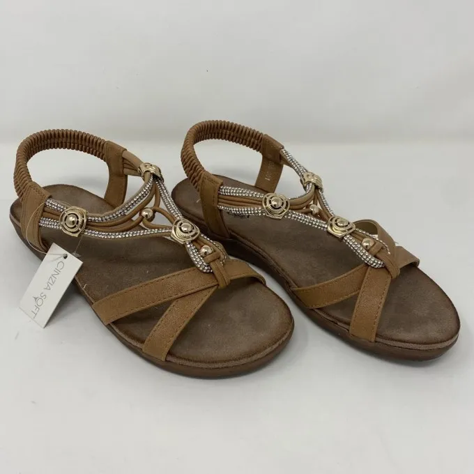cinzia soft sandalo gioiello tacco 3cm