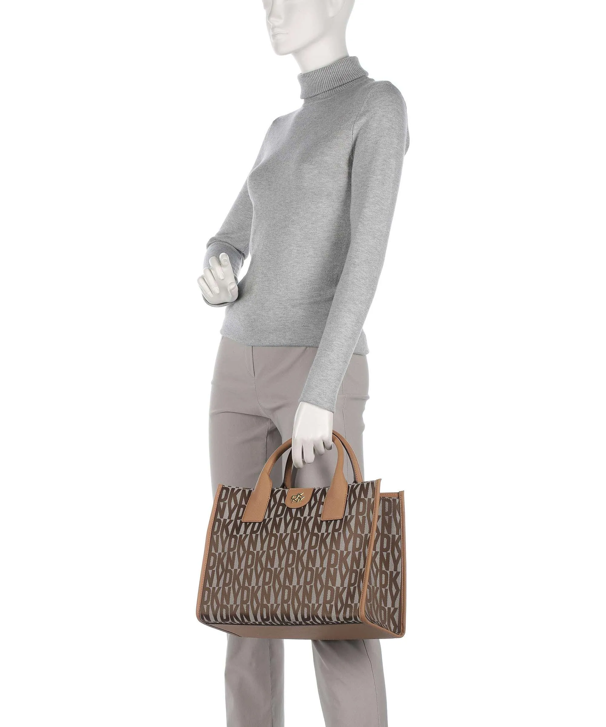  DKNY Carol Borsa a mano poliestere marrone  