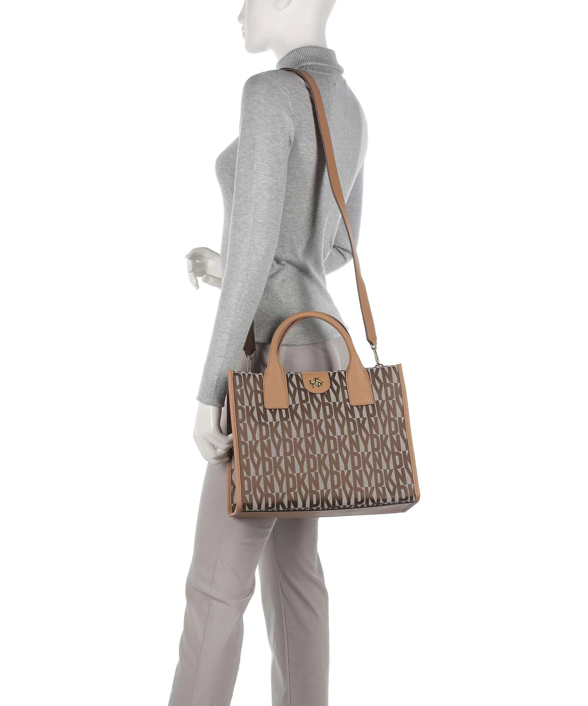  DKNY Carol Borsa a mano poliestere marrone  