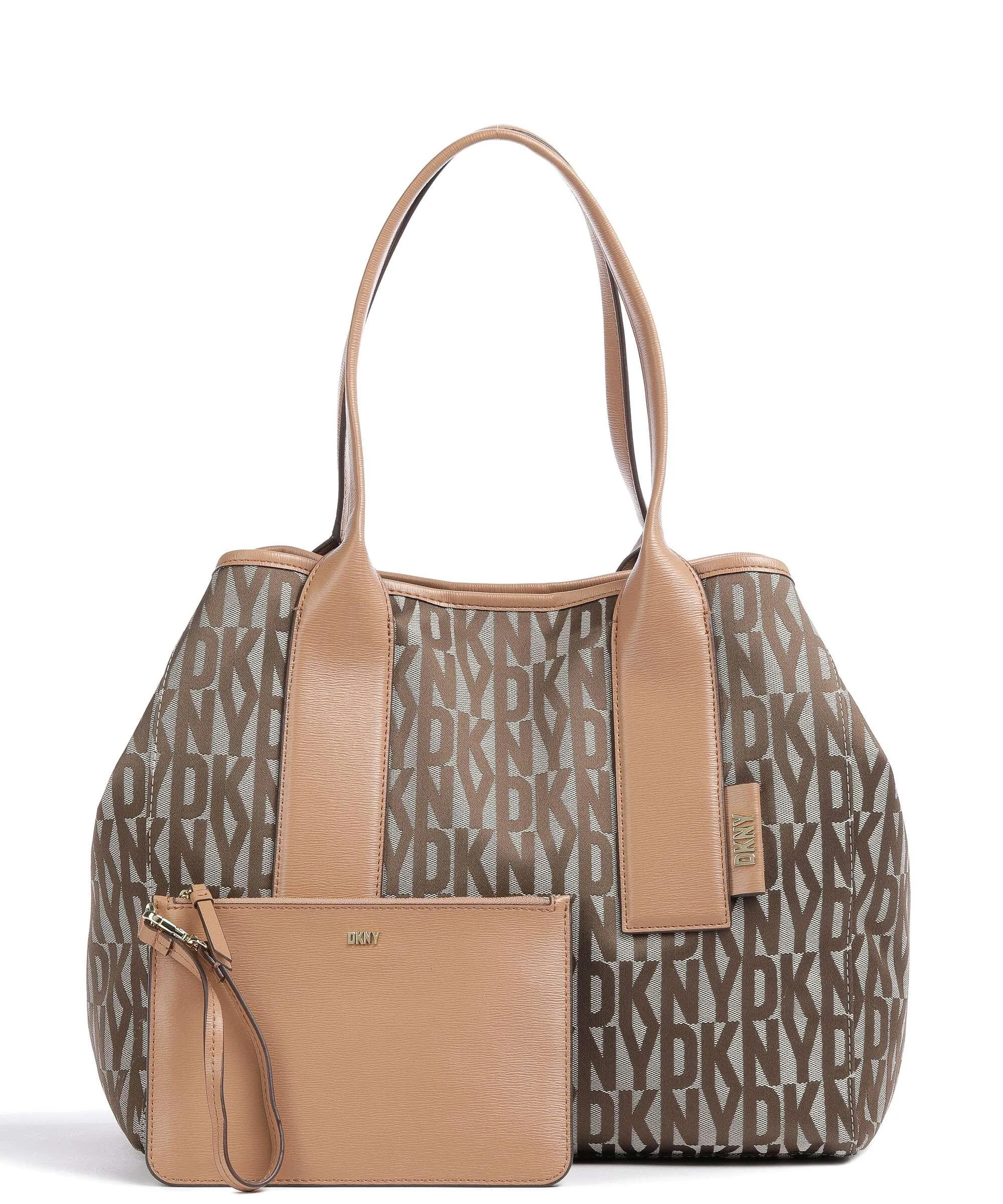  DKNY Grayson Borsa shopper poliestere marrone  