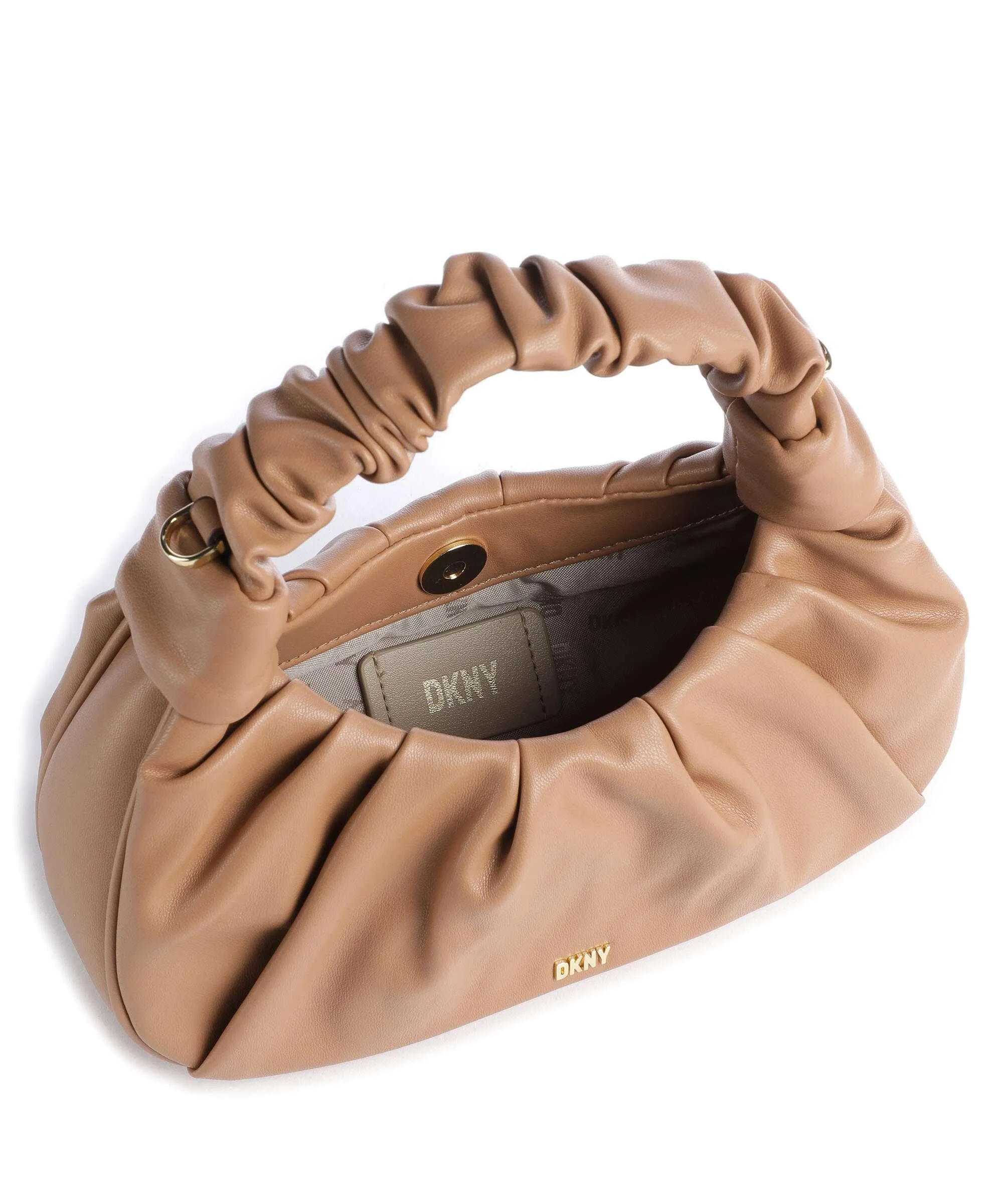  DKNY Reese Borsa a mano pelle sintetica marrone chiaro  