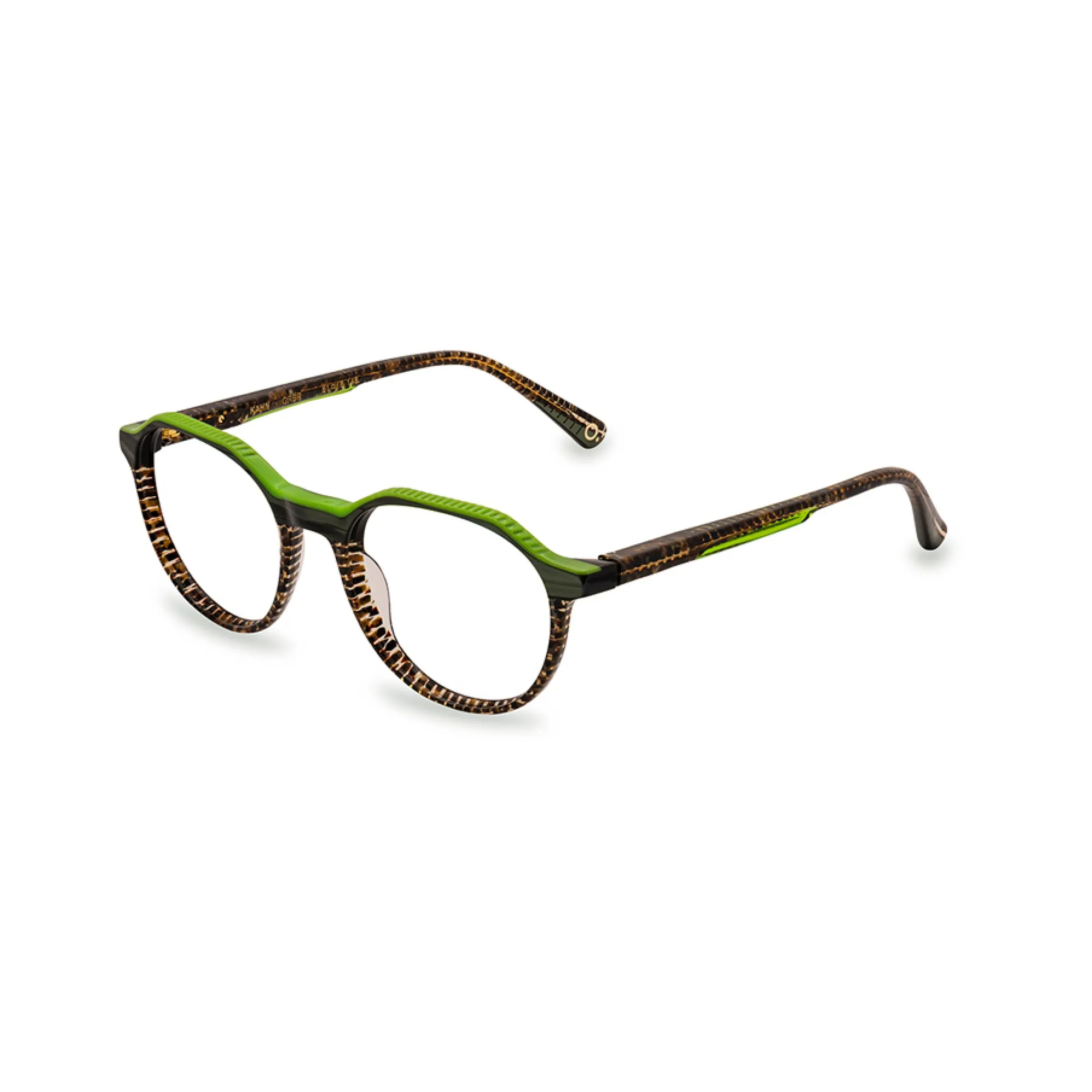   Etnia Barcelona KAHN - GRBR Marrone Verde | Occhiale Da Vista Uomo 
