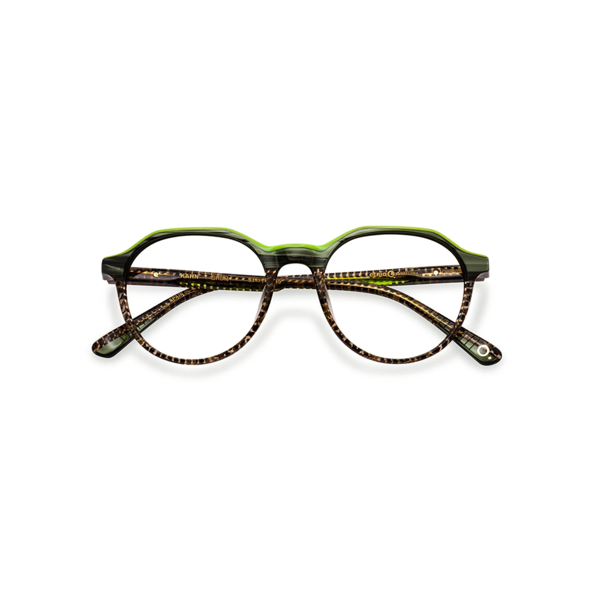   Etnia Barcelona KAHN - GRBR Marrone Verde | Occhiale Da Vista Uomo 