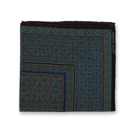 Fazzoletto da taschino Nero - Verde