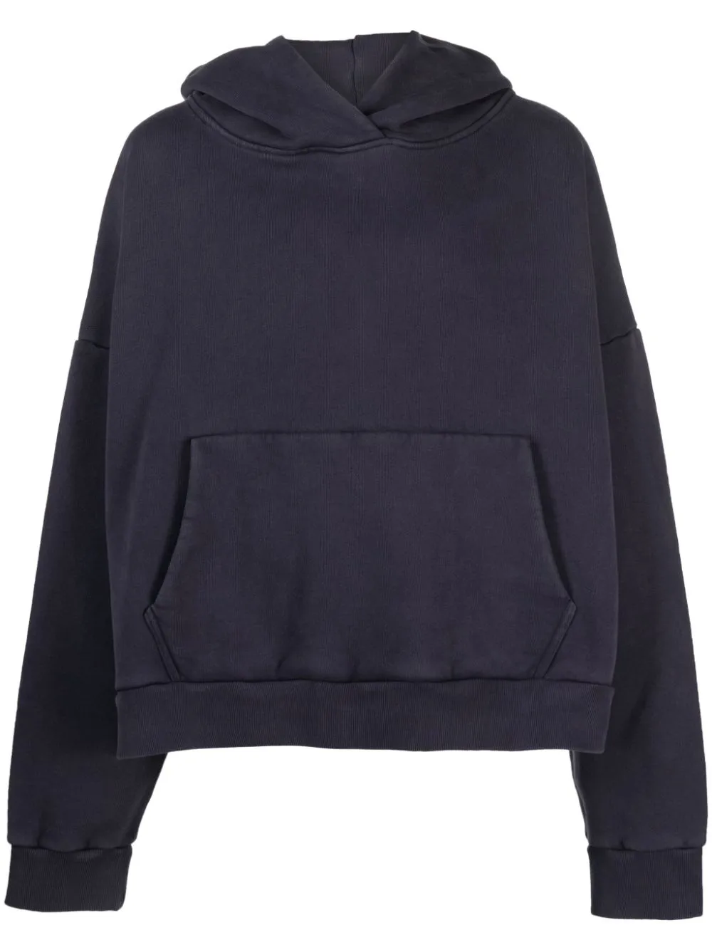 Felpa con cappuccio in nero - unisex