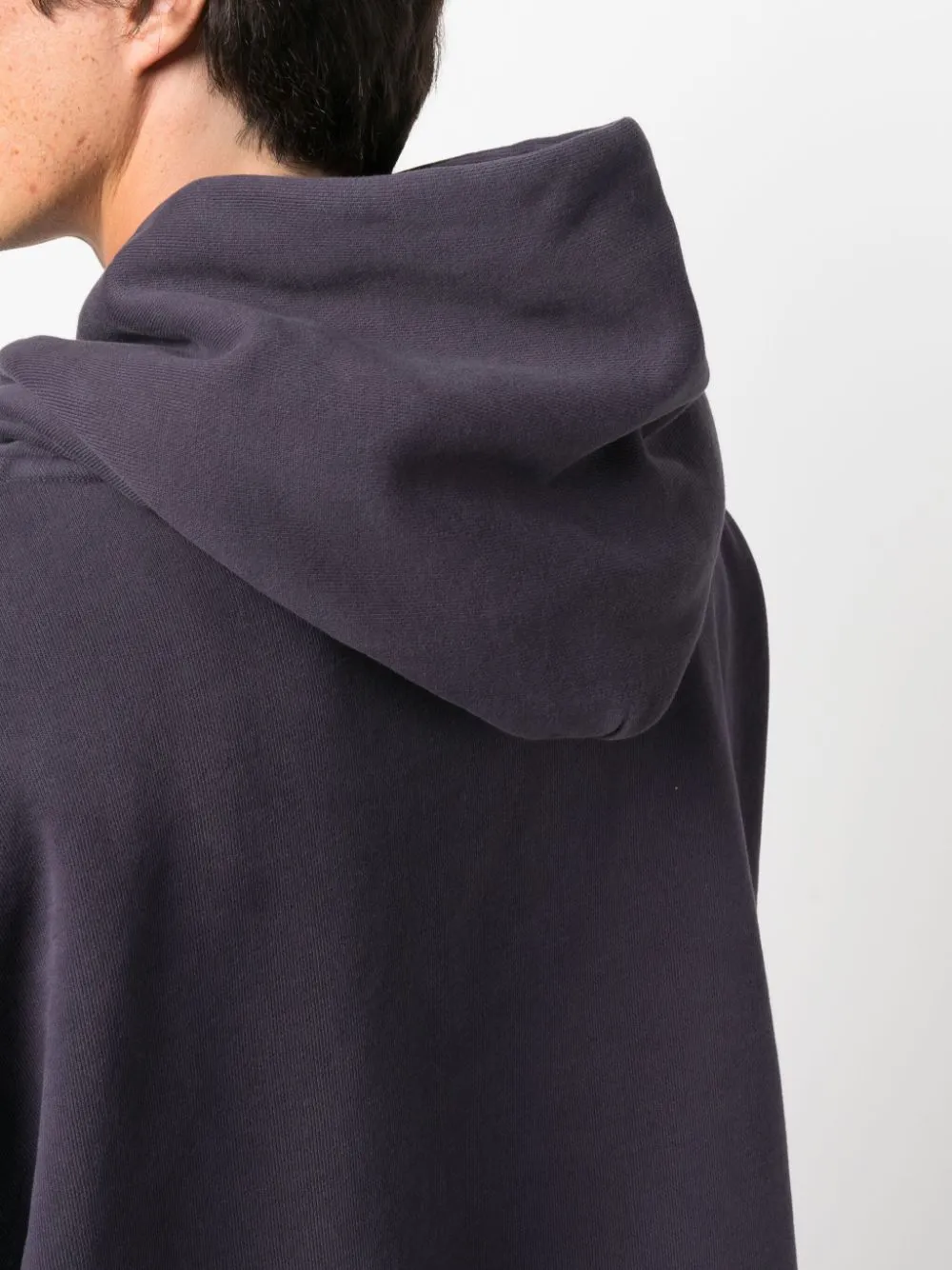 Felpa con cappuccio in nero - unisex