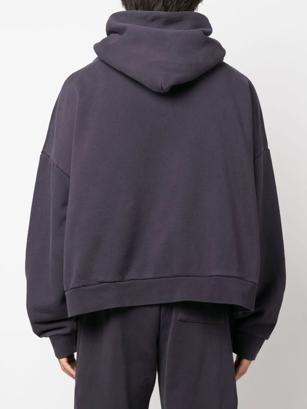 Felpa con cappuccio in nero - unisex