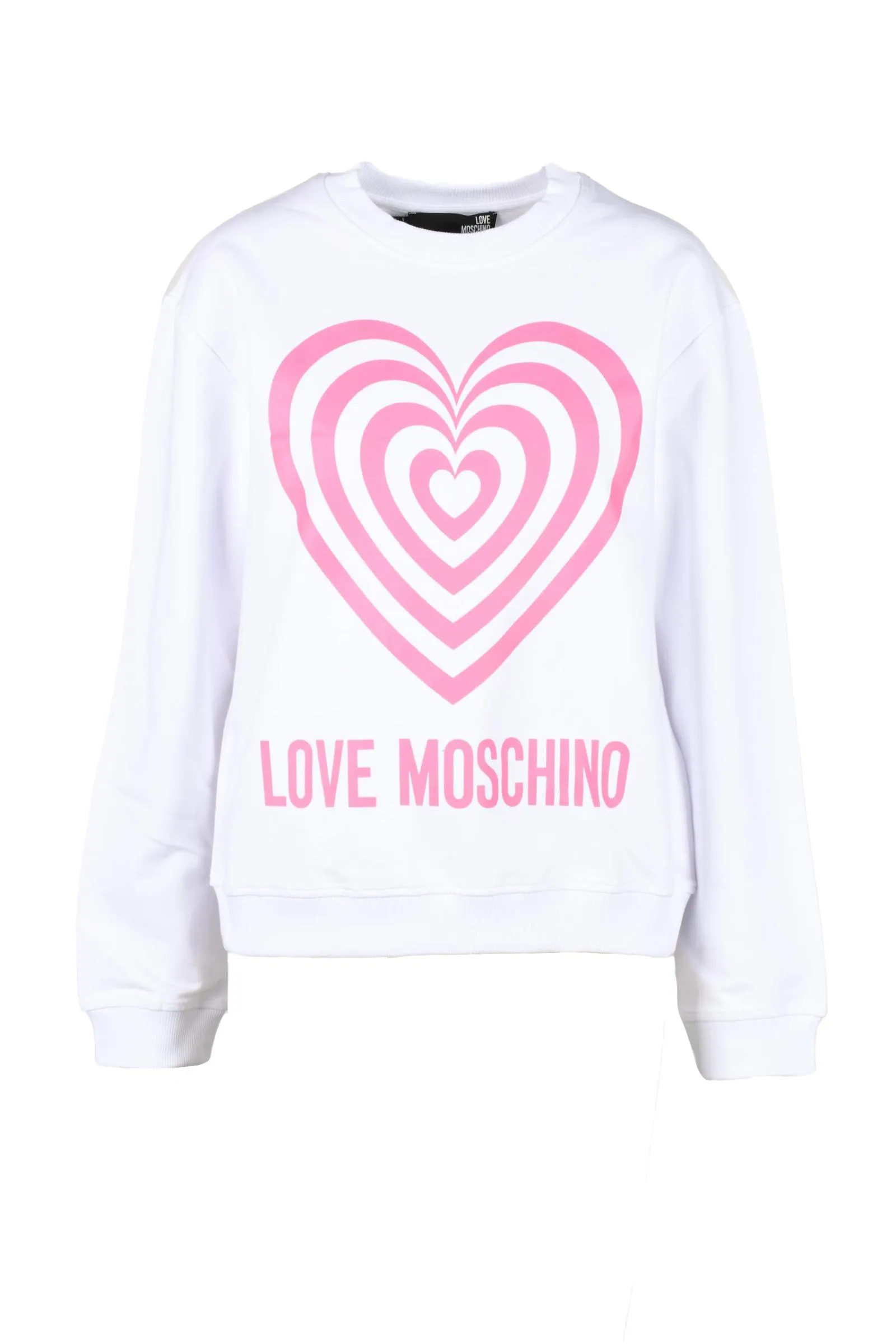 Felpa con cappuccio Love Moschino  Bianco