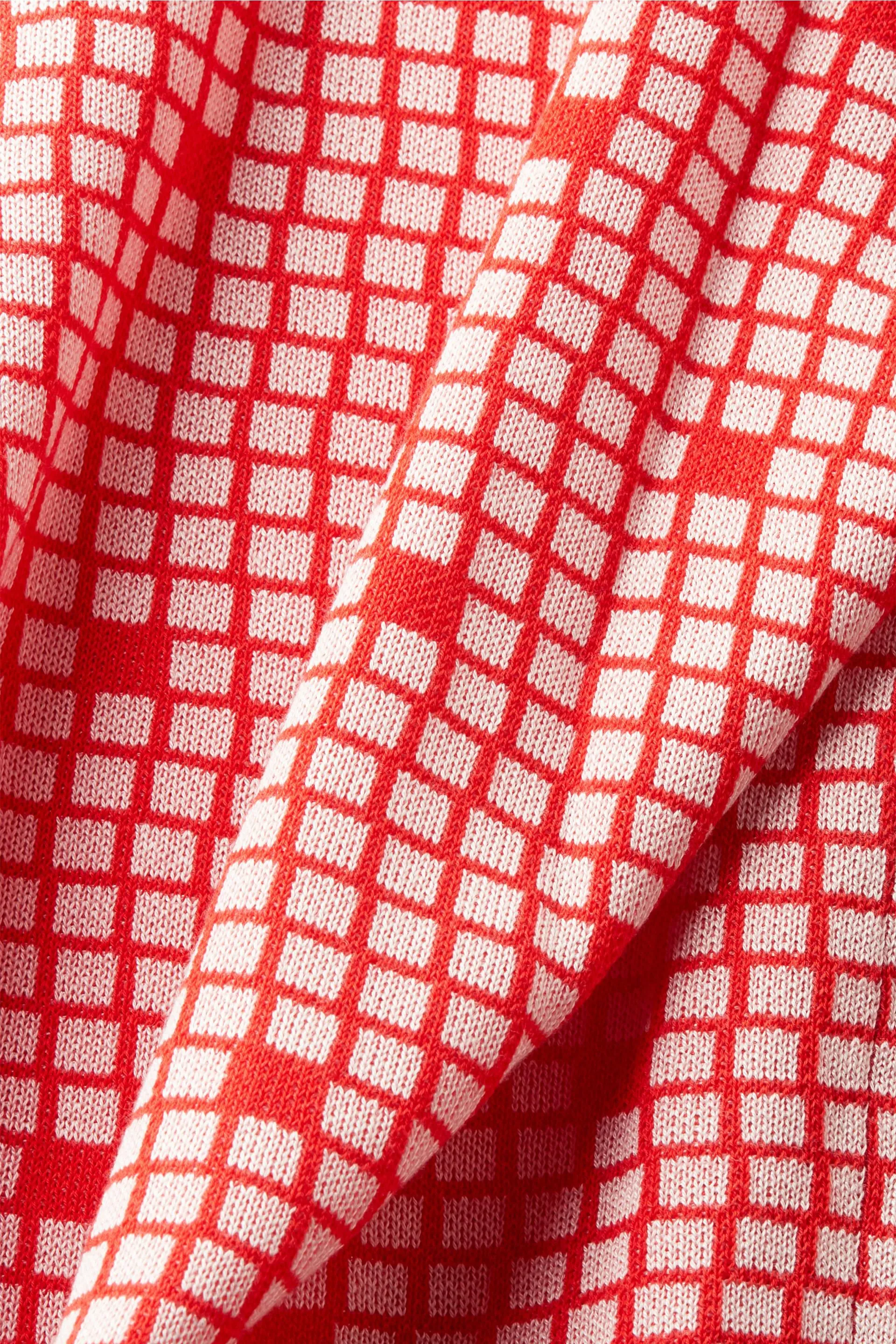 Felpa jacquard con girocollo