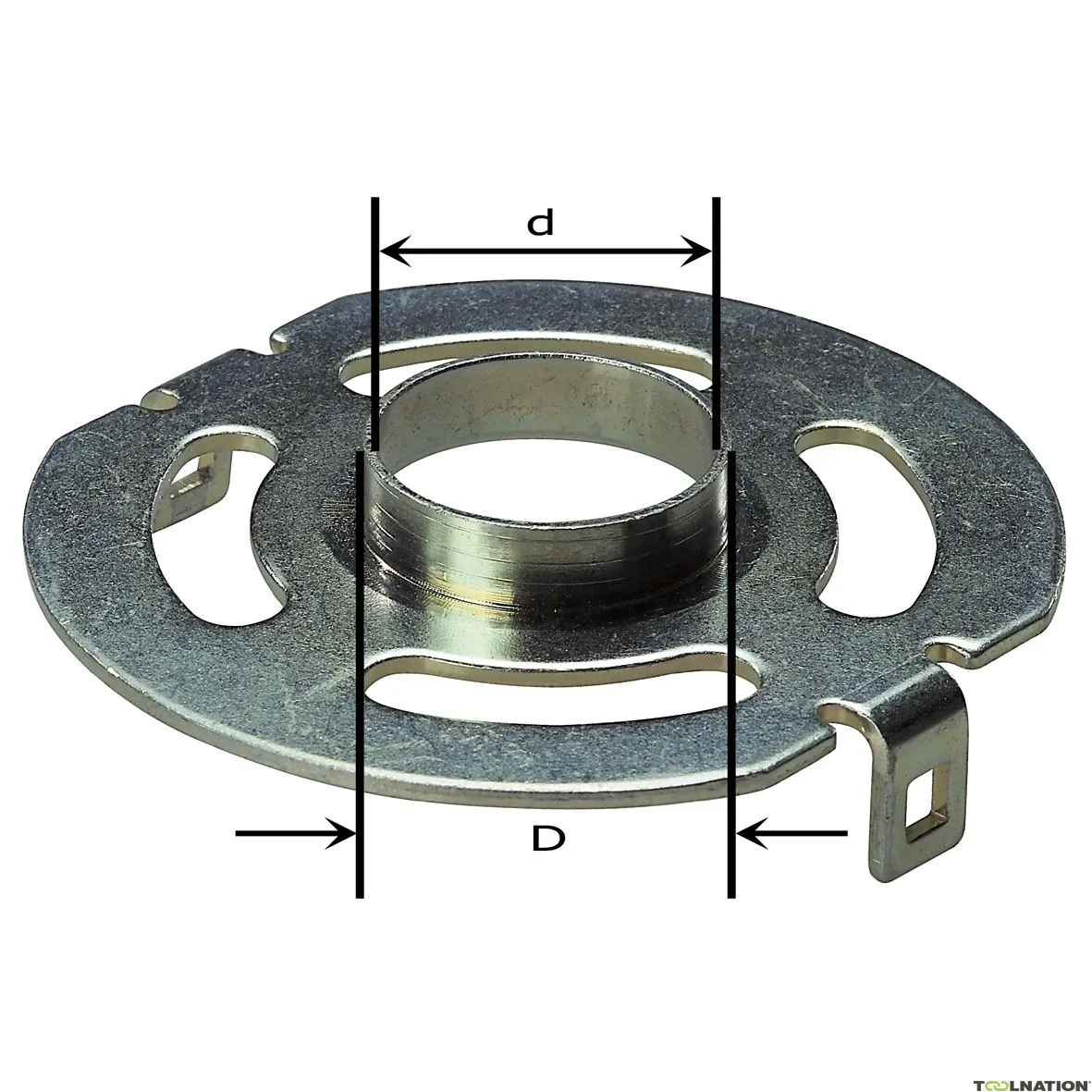 Festool Accessori 492180 Anello di copiatura KR-D 13,8/OF 1400
