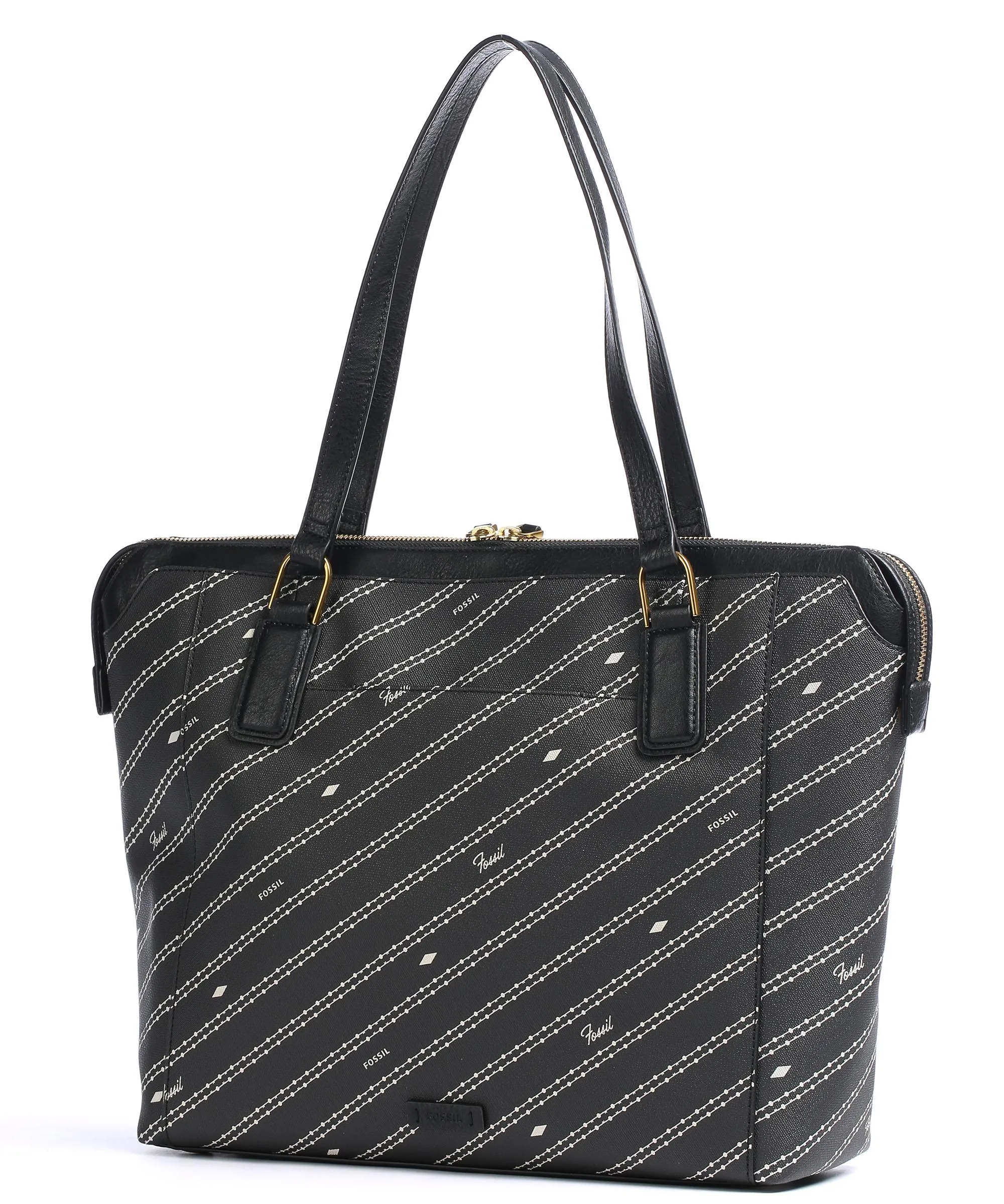  Fossil Jacqueline Borsa shopper pelle sintetica nero  