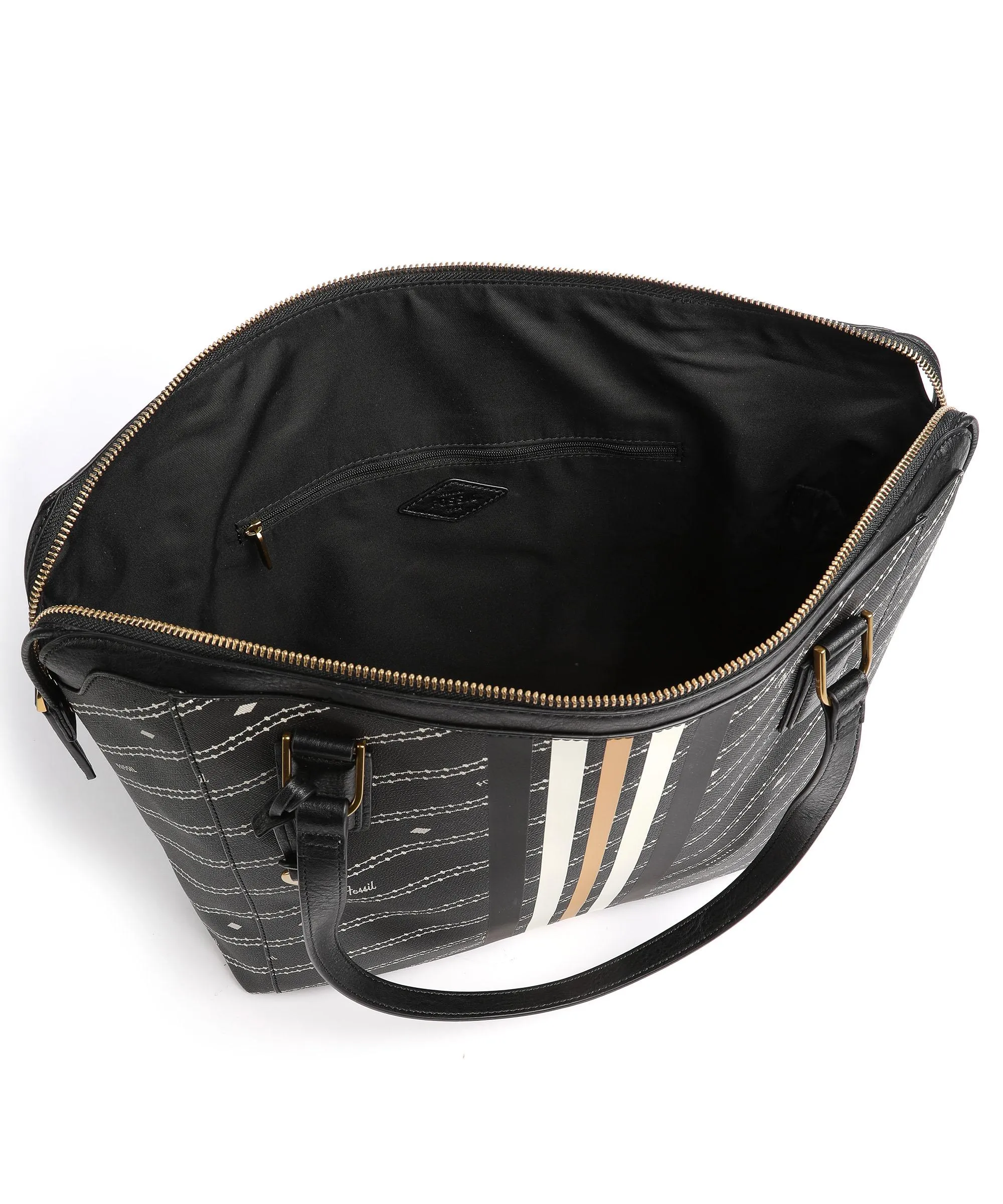  Fossil Jacqueline Borsa shopper pelle sintetica nero  