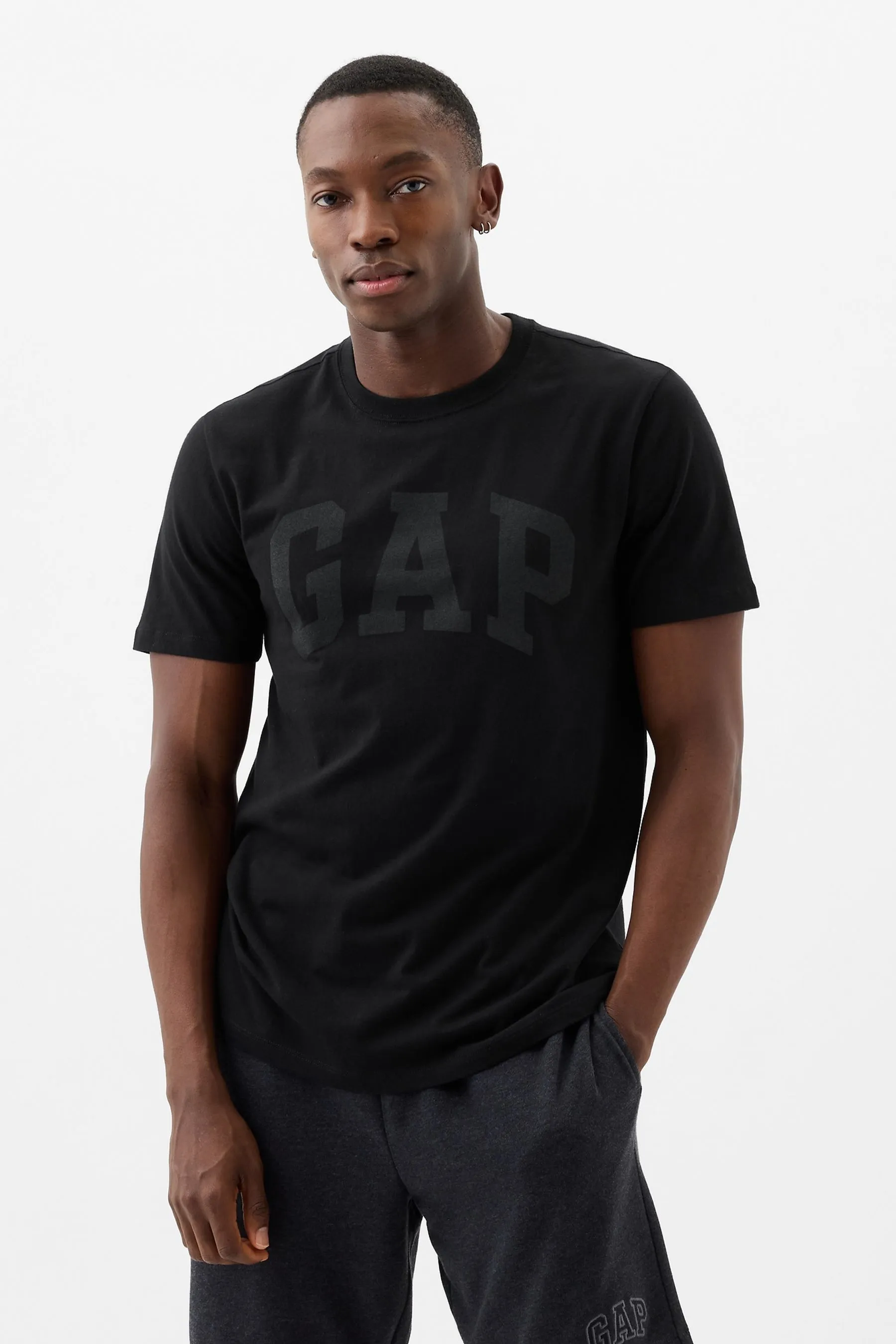 Gap - Everyday - T-shirt morbida con Manica corta Girocollo e logo