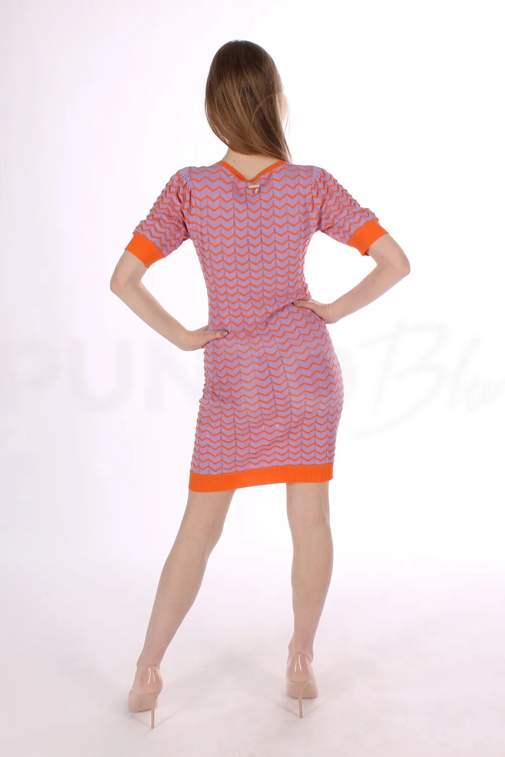 GAUDÌ | ABITO SLIM IN MAGLIA JACQUARD - Punto Blu