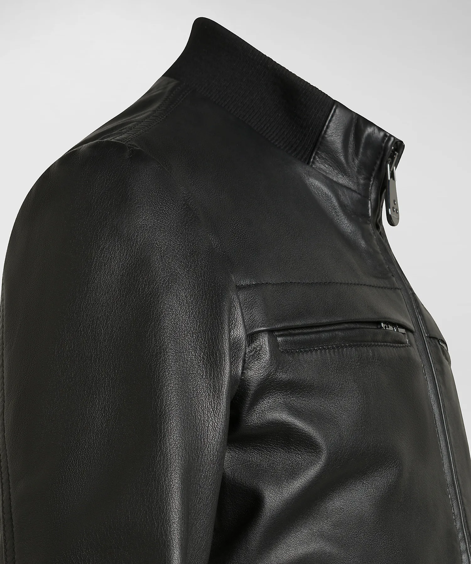 Giacca bomber in pelle