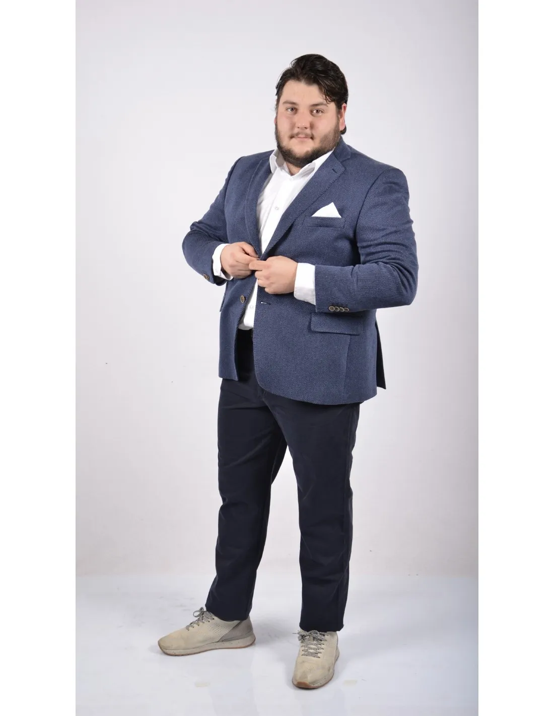 Giacca in lana invernale bluette 2227