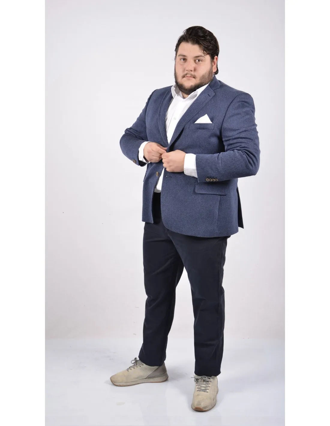 Giacca in lana invernale bluette 2227