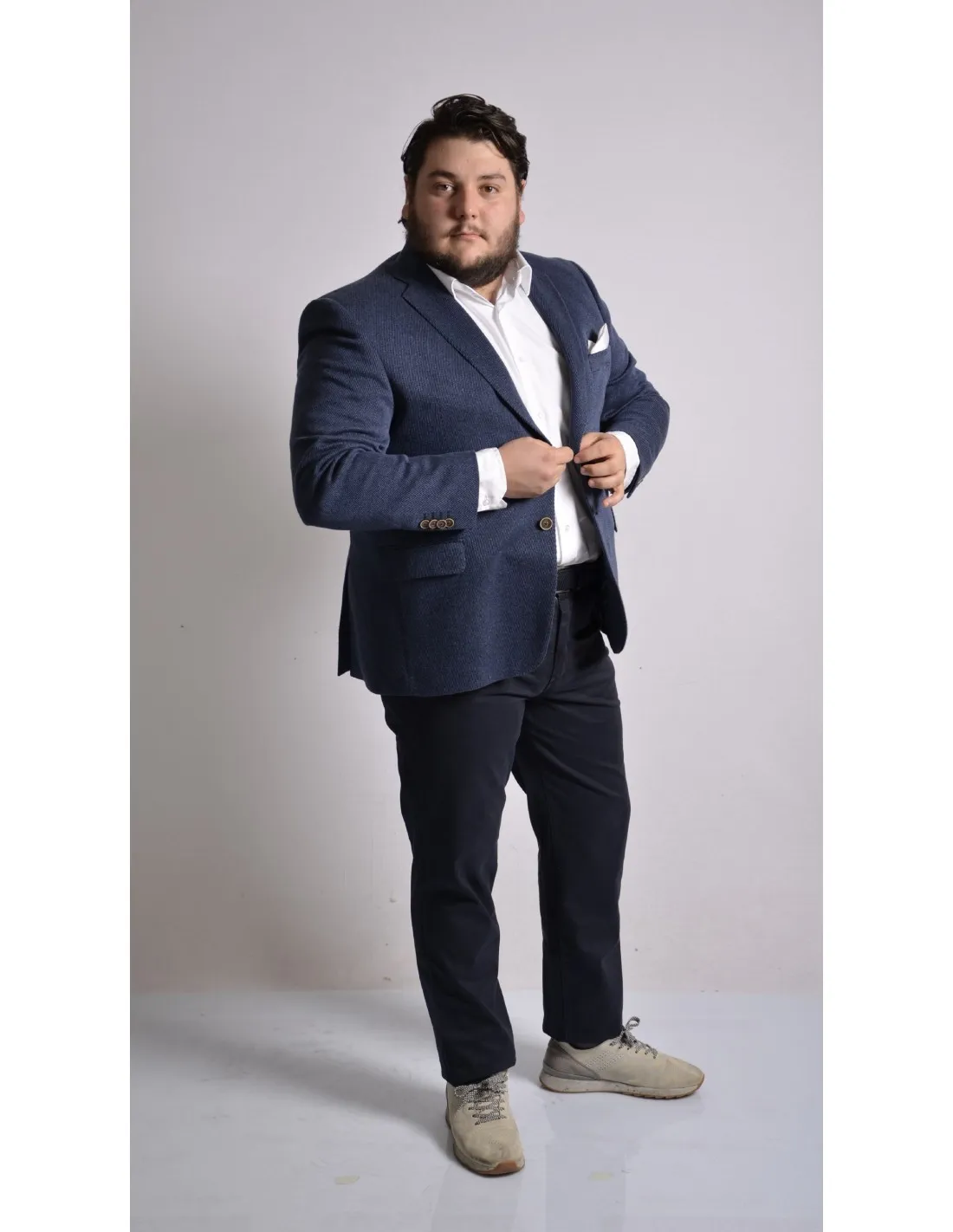 Giacca in lana invernale bluette 2227