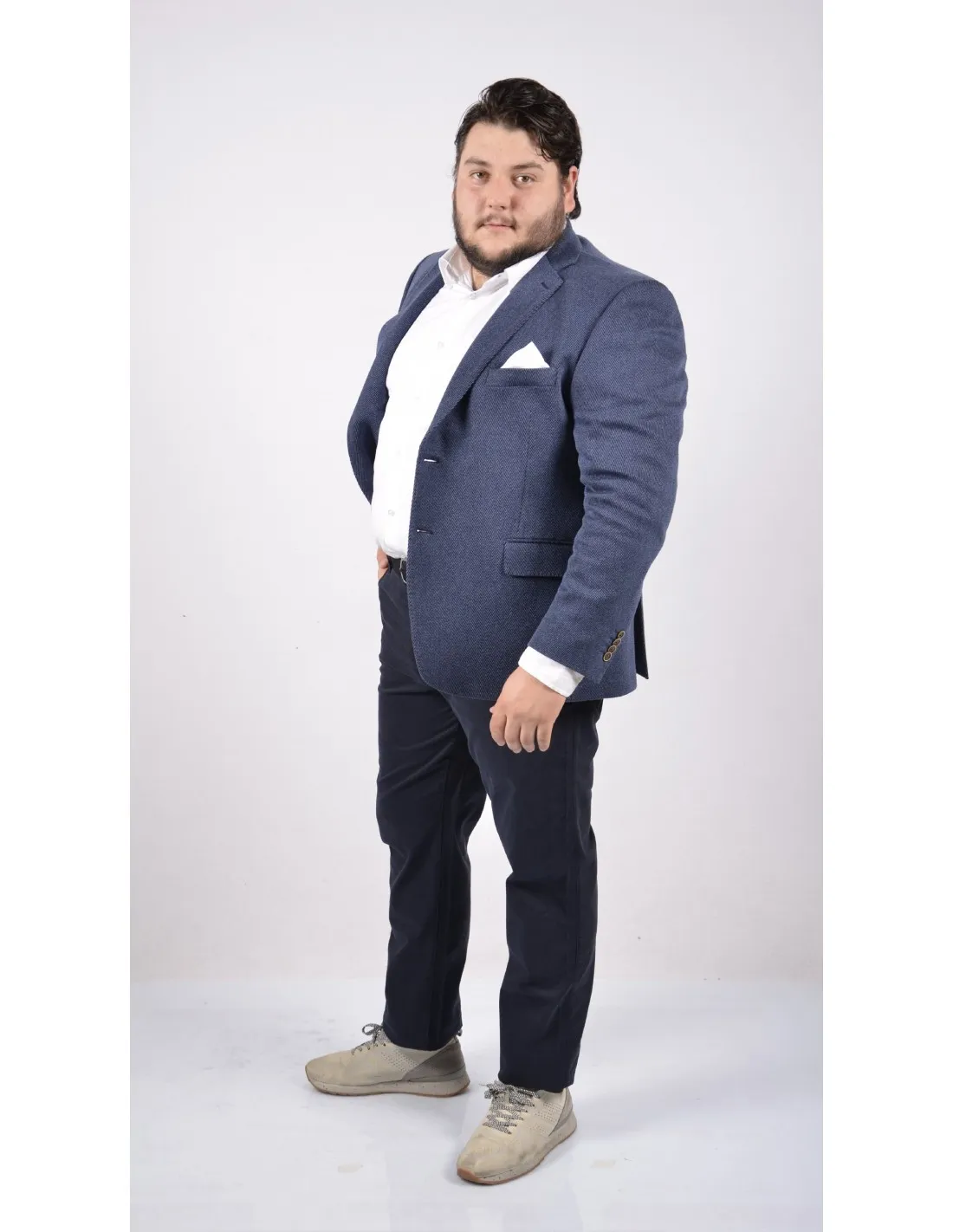 Giacca in lana invernale bluette 2227
