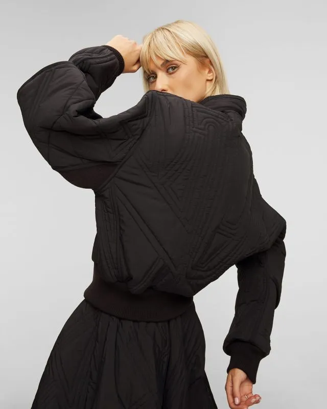 Giacca nera trapuntata da donna Y-3 Qltd Jkt