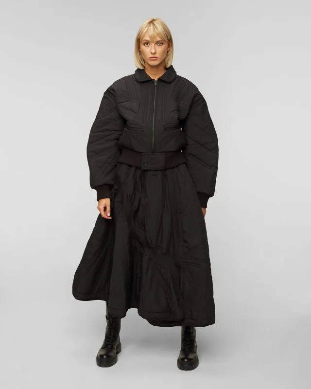 Giacca nera trapuntata da donna Y-3 Qltd Jkt