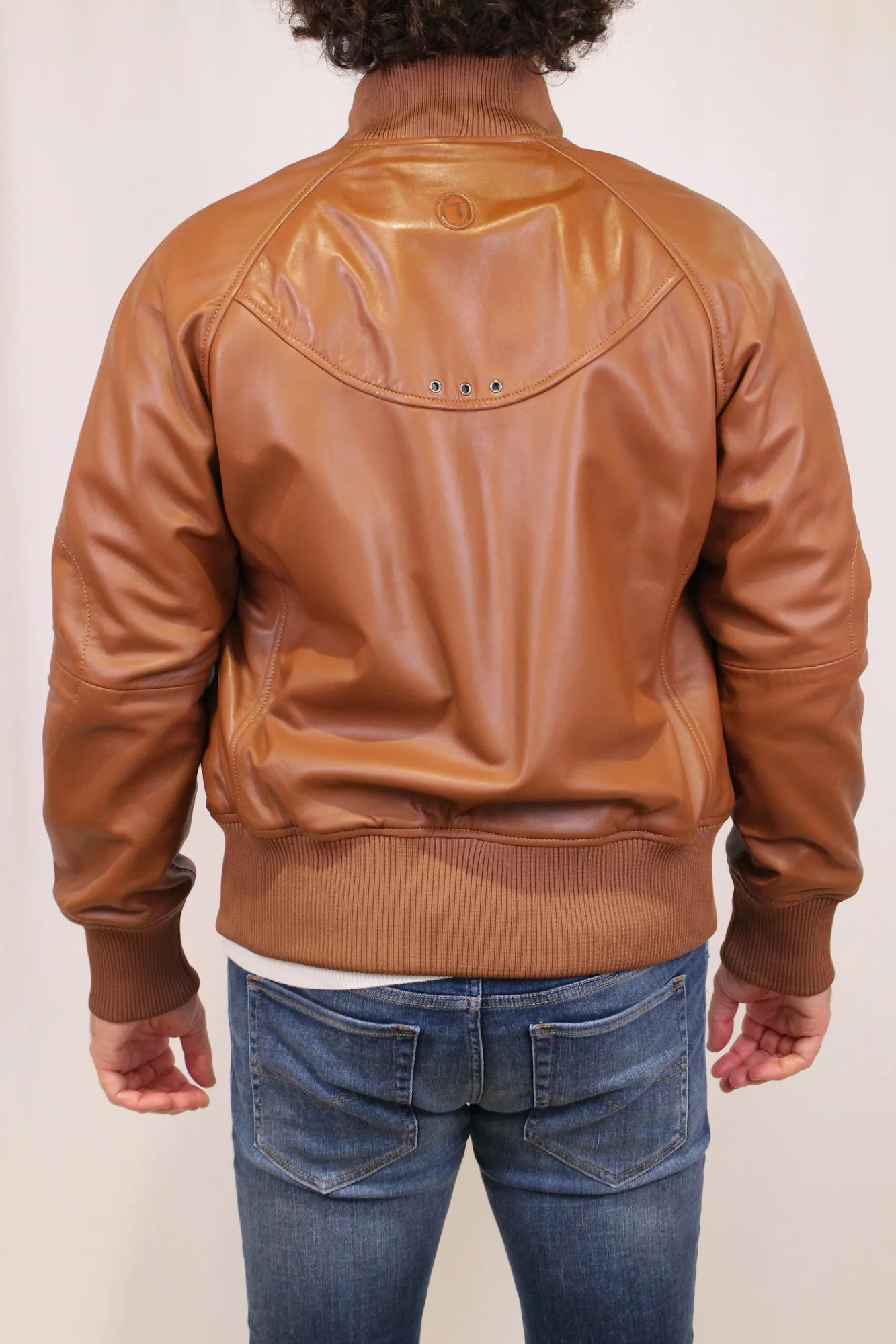 Giubbino pelle imbottito Trussardi