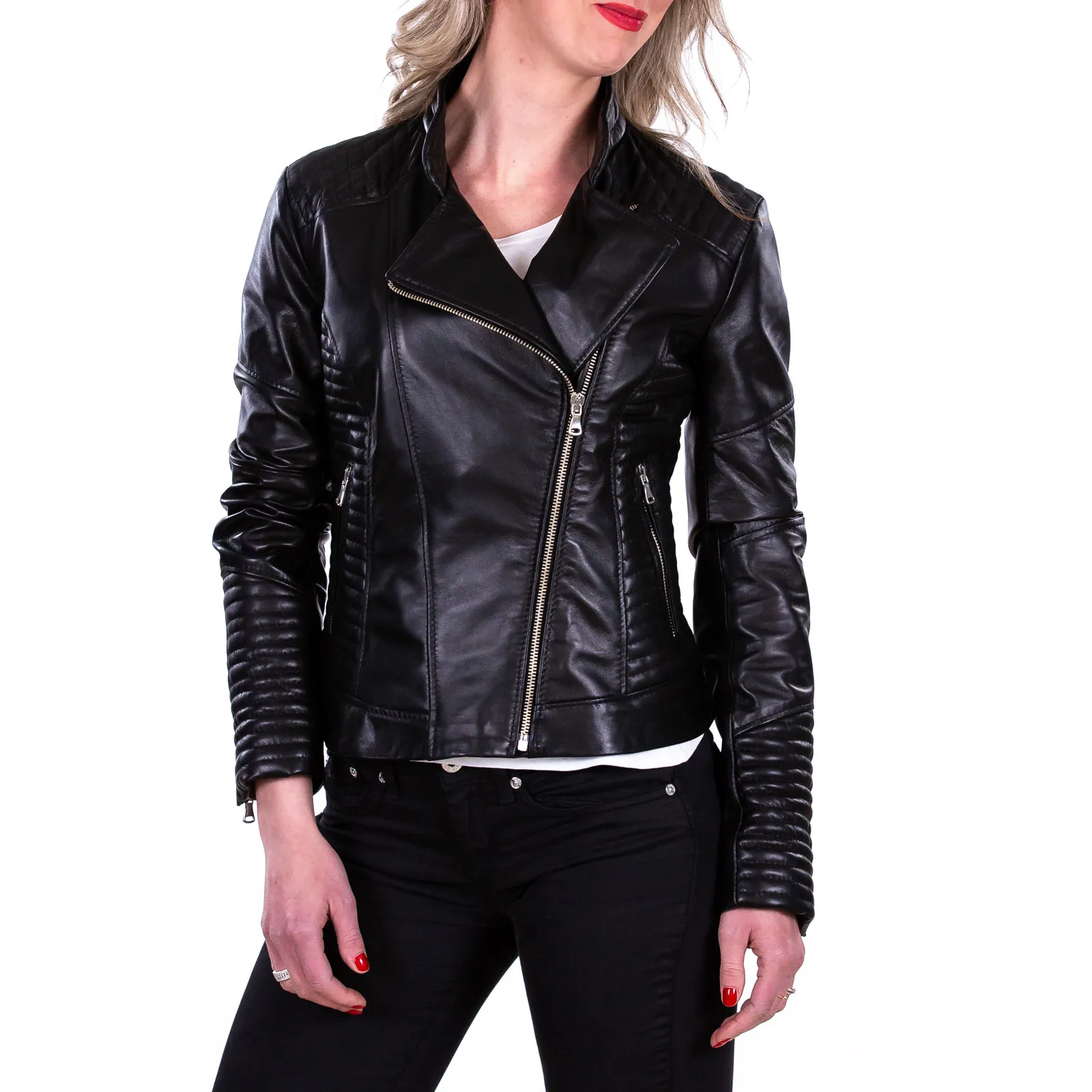 giubbotto in pelle donna