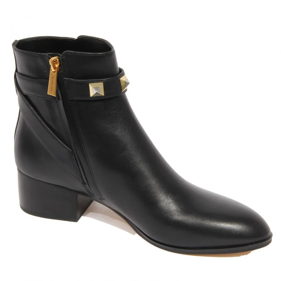 H2616 tronchetto donna MICHAEL KORS woman BRITTON leather ankle boots black
