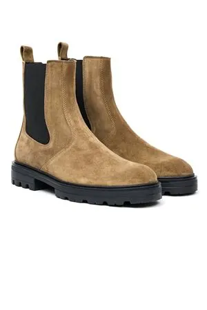 HOGAN Calzature,Sneakers Chelsea Ankle Boots beige 