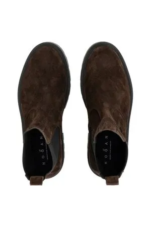 HOGAN Calzature,Sneakers Chelsea Ankle Boots marrone 