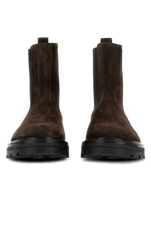 HOGAN Calzature,Sneakers Chelsea Ankle Boots marrone 