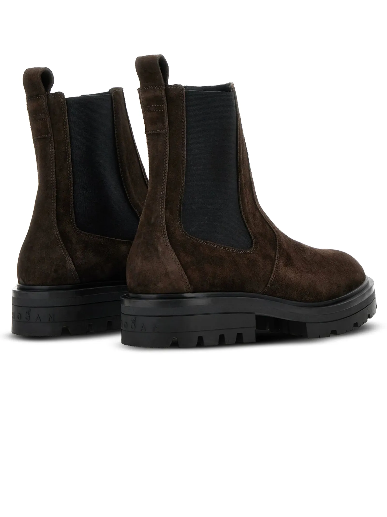 HOGAN Calzature,Sneakers Chelsea Ankle Boots marrone 