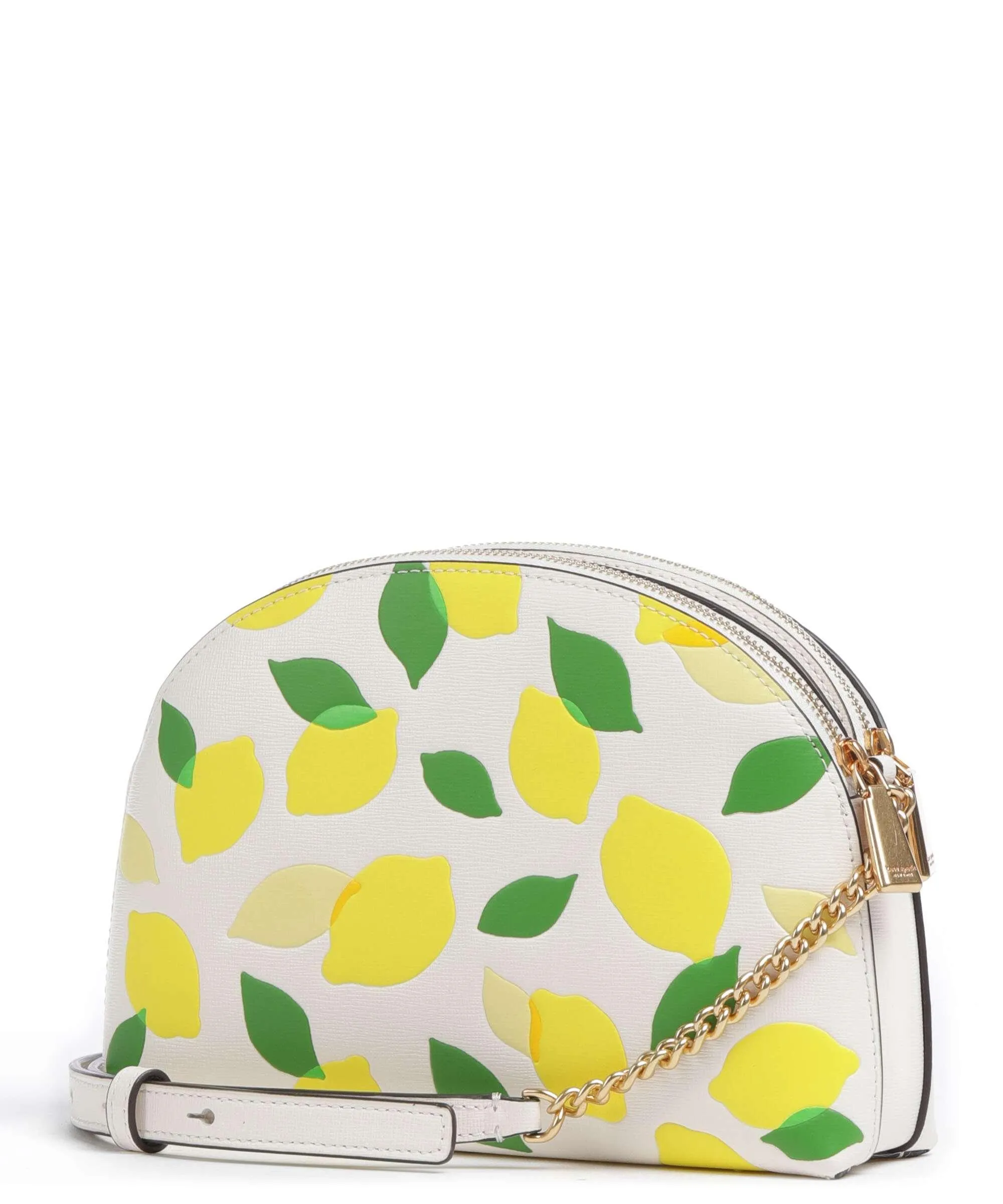  Kate Spade New York Morgan Lemon Toss Borsa a tracolla saffiano leather bianco  