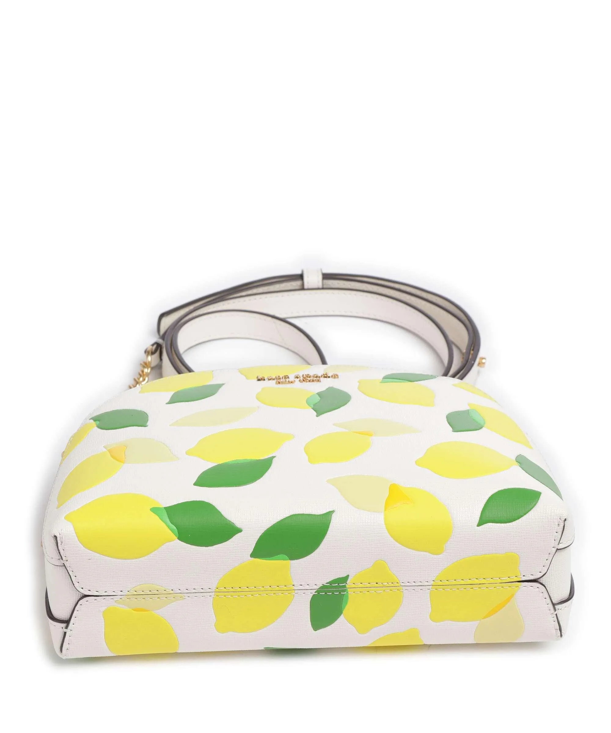  Kate Spade New York Morgan Lemon Toss Borsa a tracolla saffiano leather bianco  