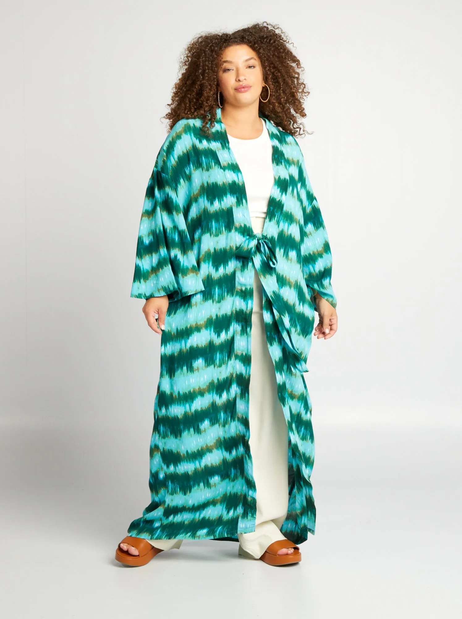 Kimono lungo - VERDE