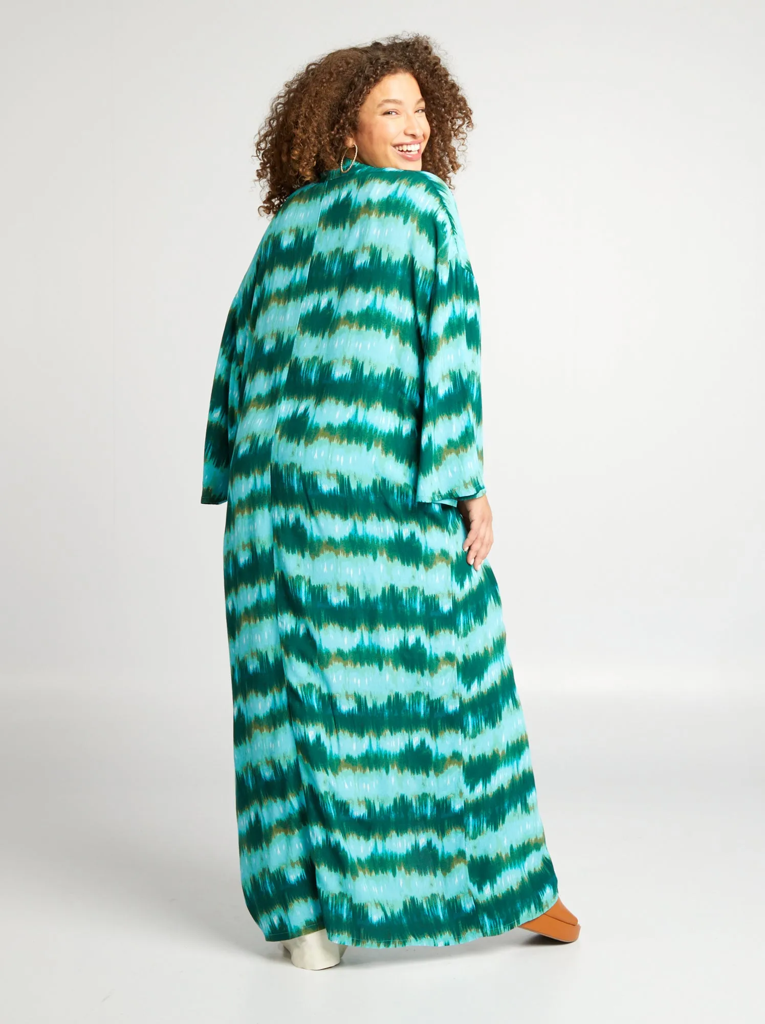 Kimono lungo - VERDE