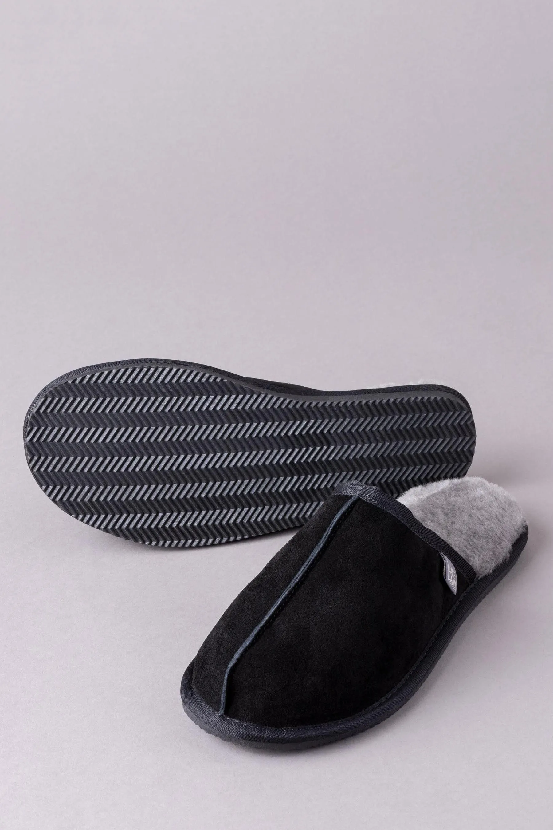 Lakeland Leather - Pantofole da uomo in montone