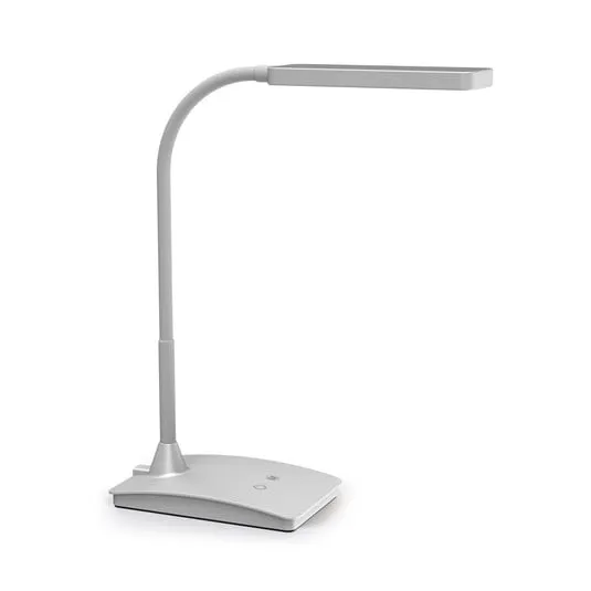 Lampada da tavolo LED MAULpearly, CCT dimmerabile argento