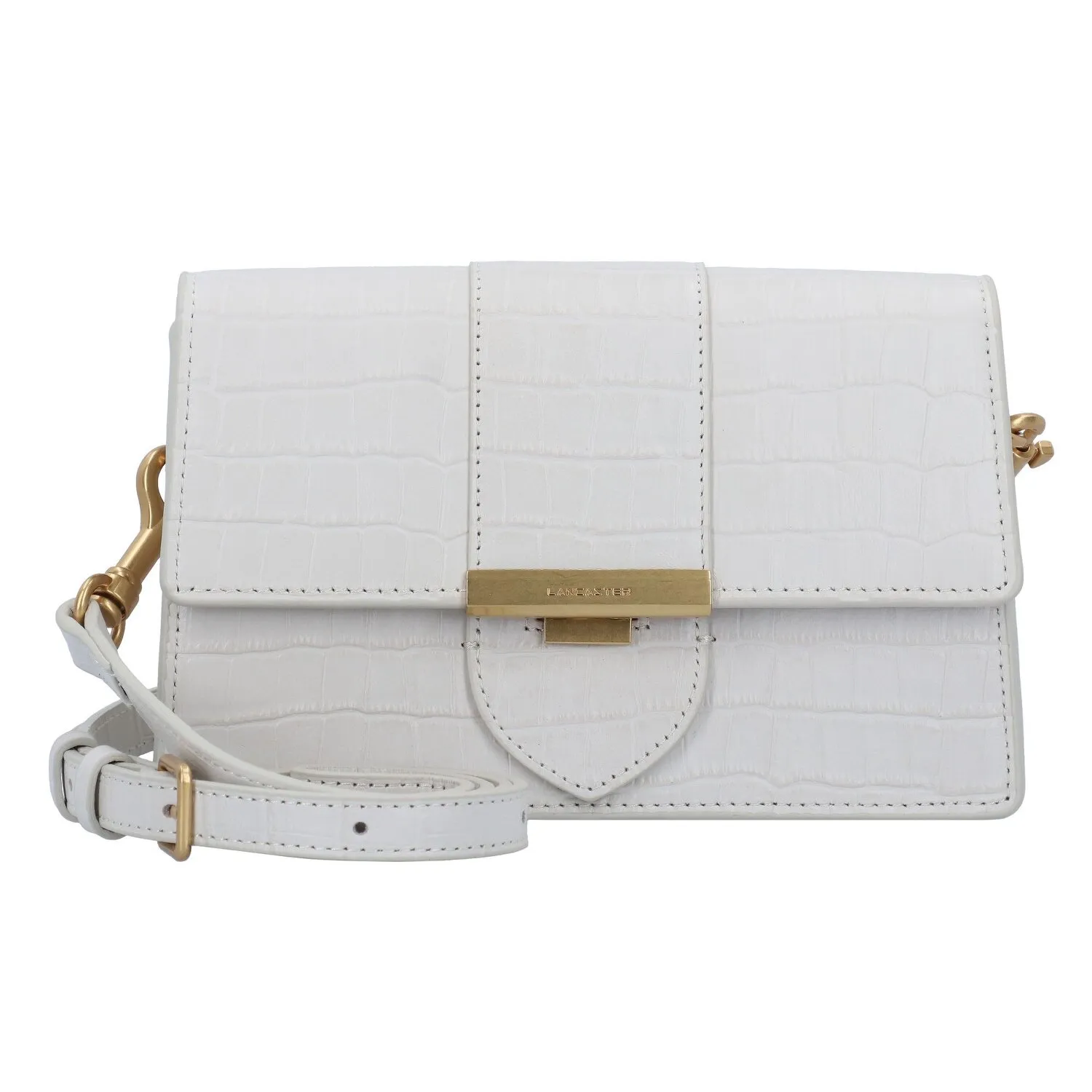 Lancaster Croco Ily Borsa a tracolla Pelle 21 cm