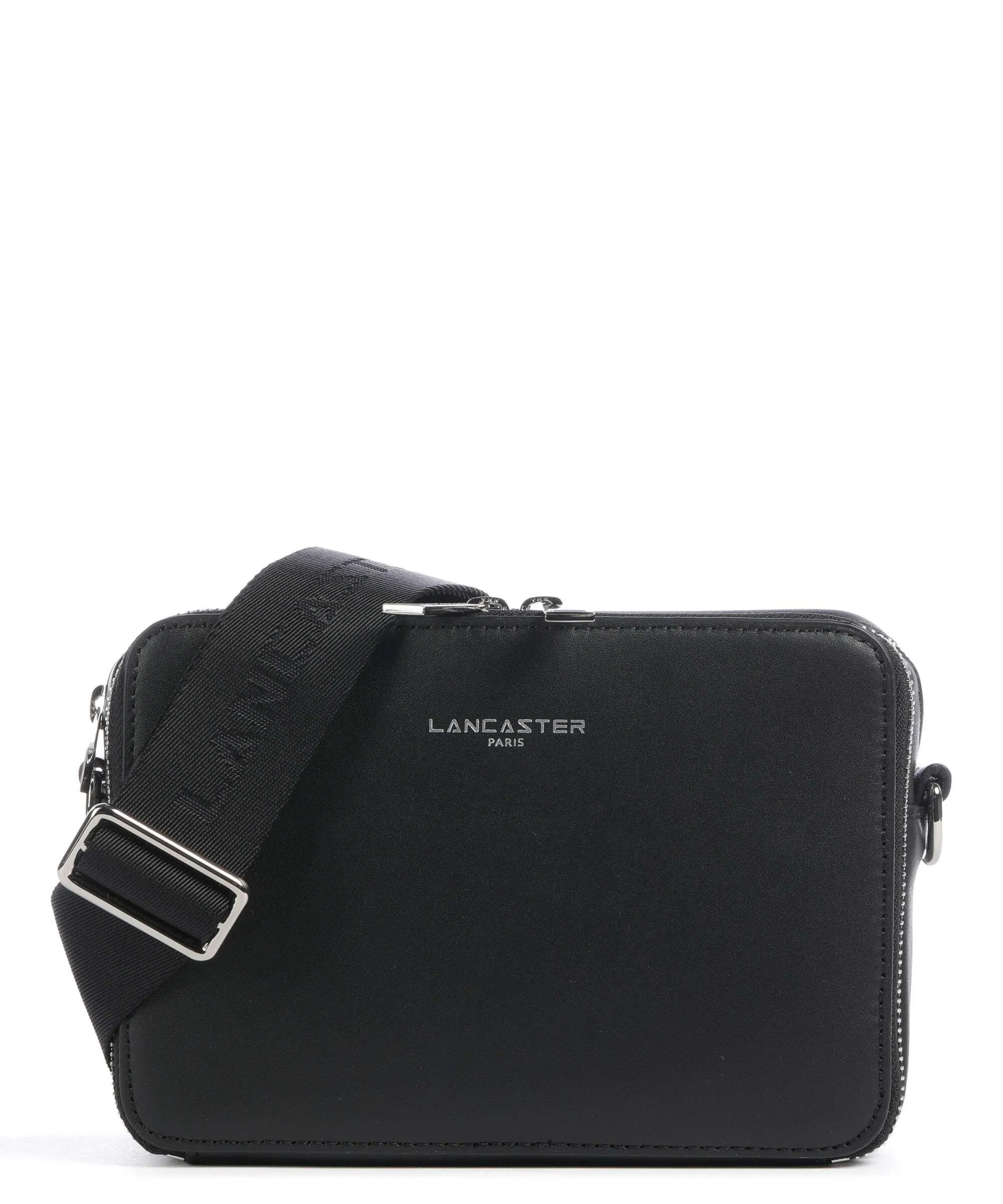  Lancaster Paris Borsa a tracolla pelle di vacchetta finemente grana nero  