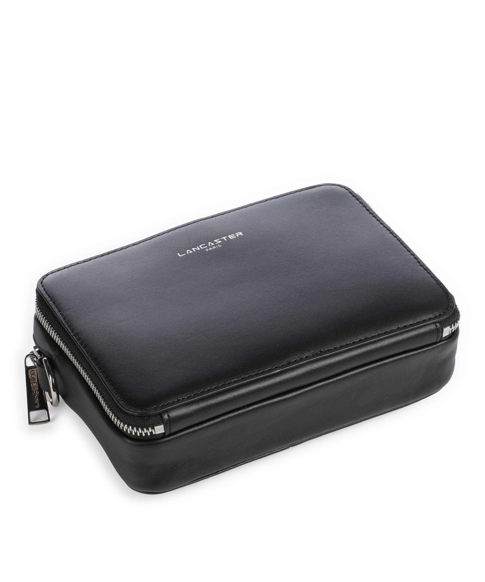  Lancaster Paris Borsa a tracolla pelle di vacchetta finemente grana nero  