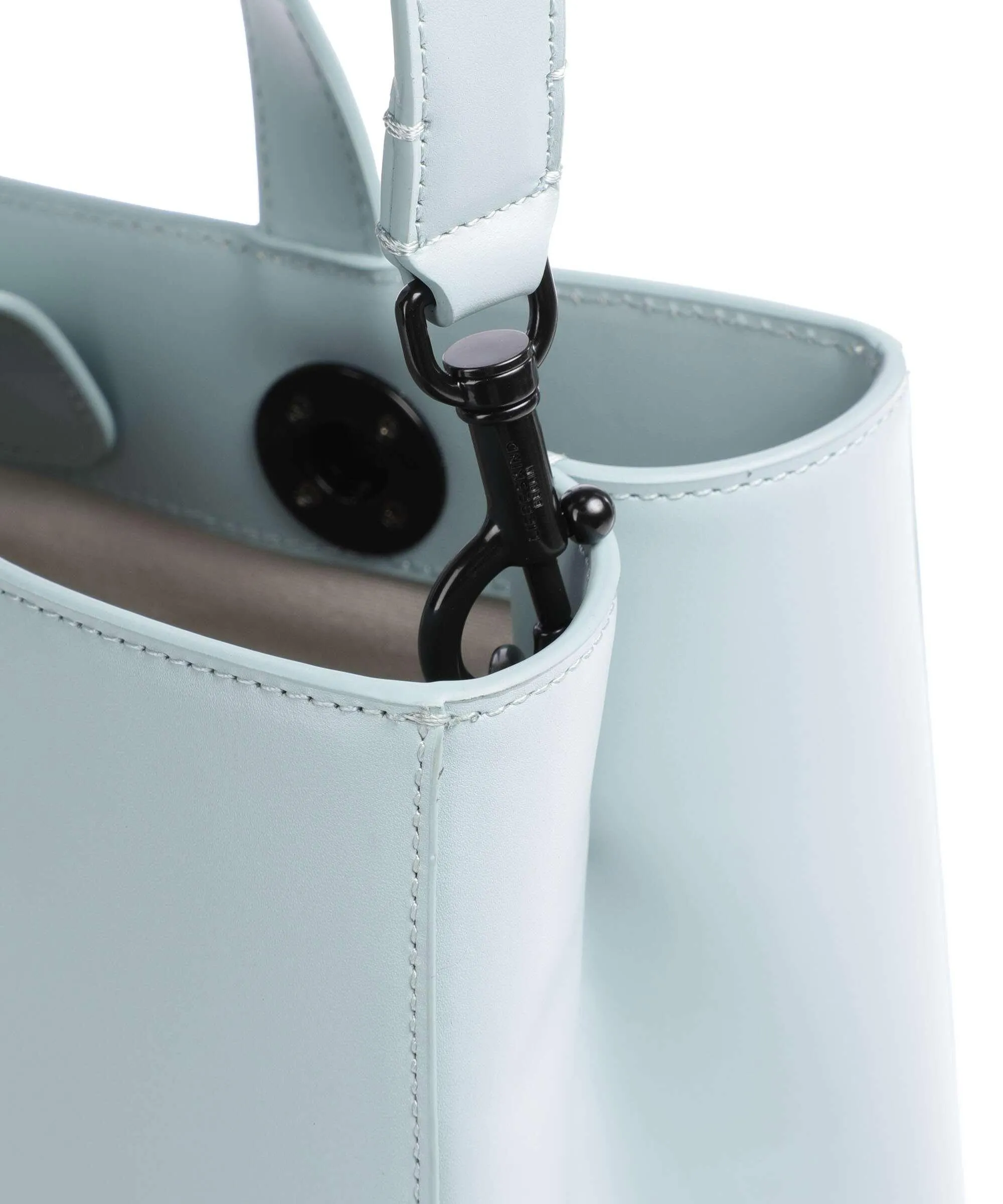  Liebeskind Paper Bag Carter M Borsa a mano pelle liscia blu chiaro  