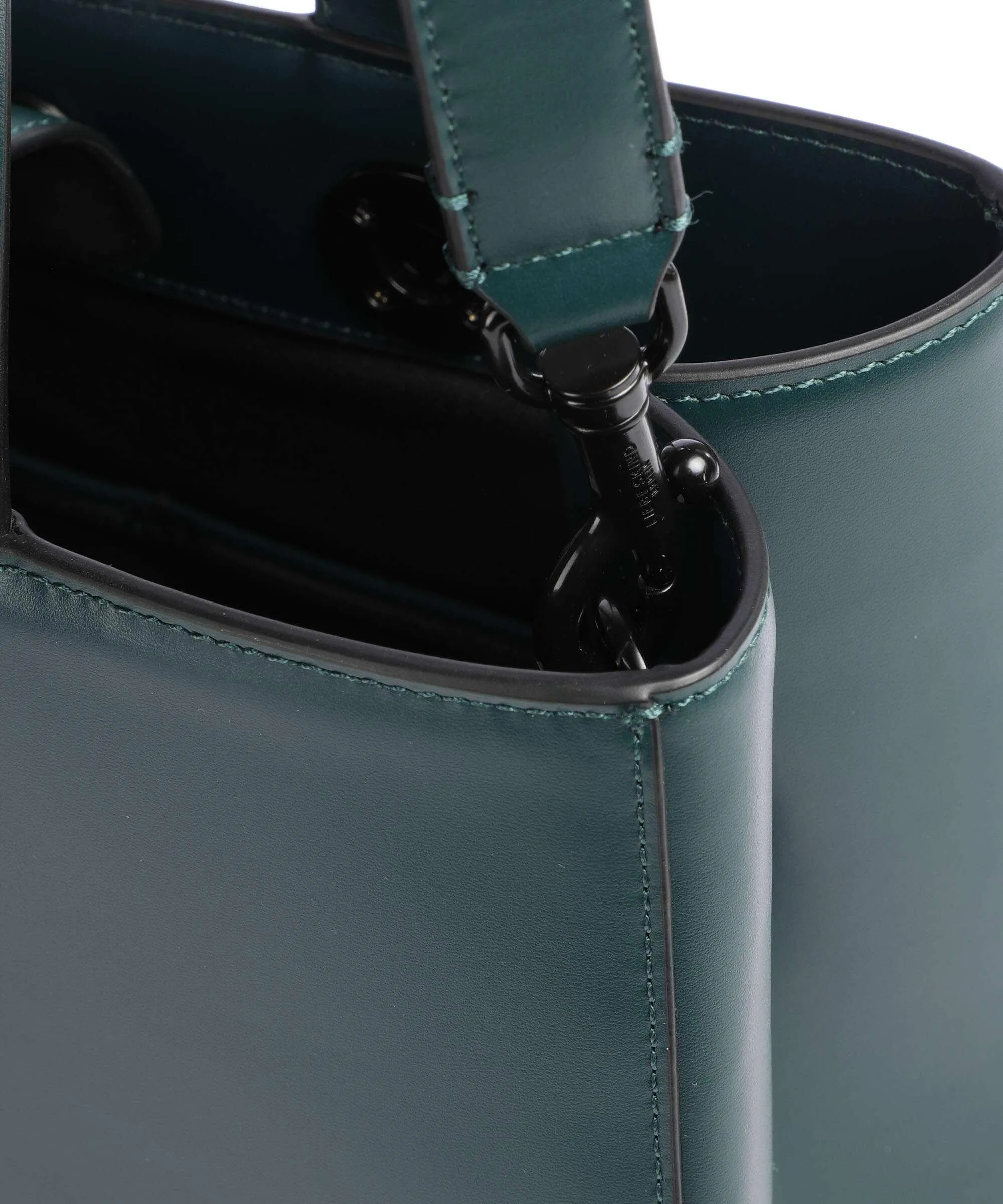  Liebeskind Paper Bag Carter M Borsa a mano pelle liscia verde scuro  